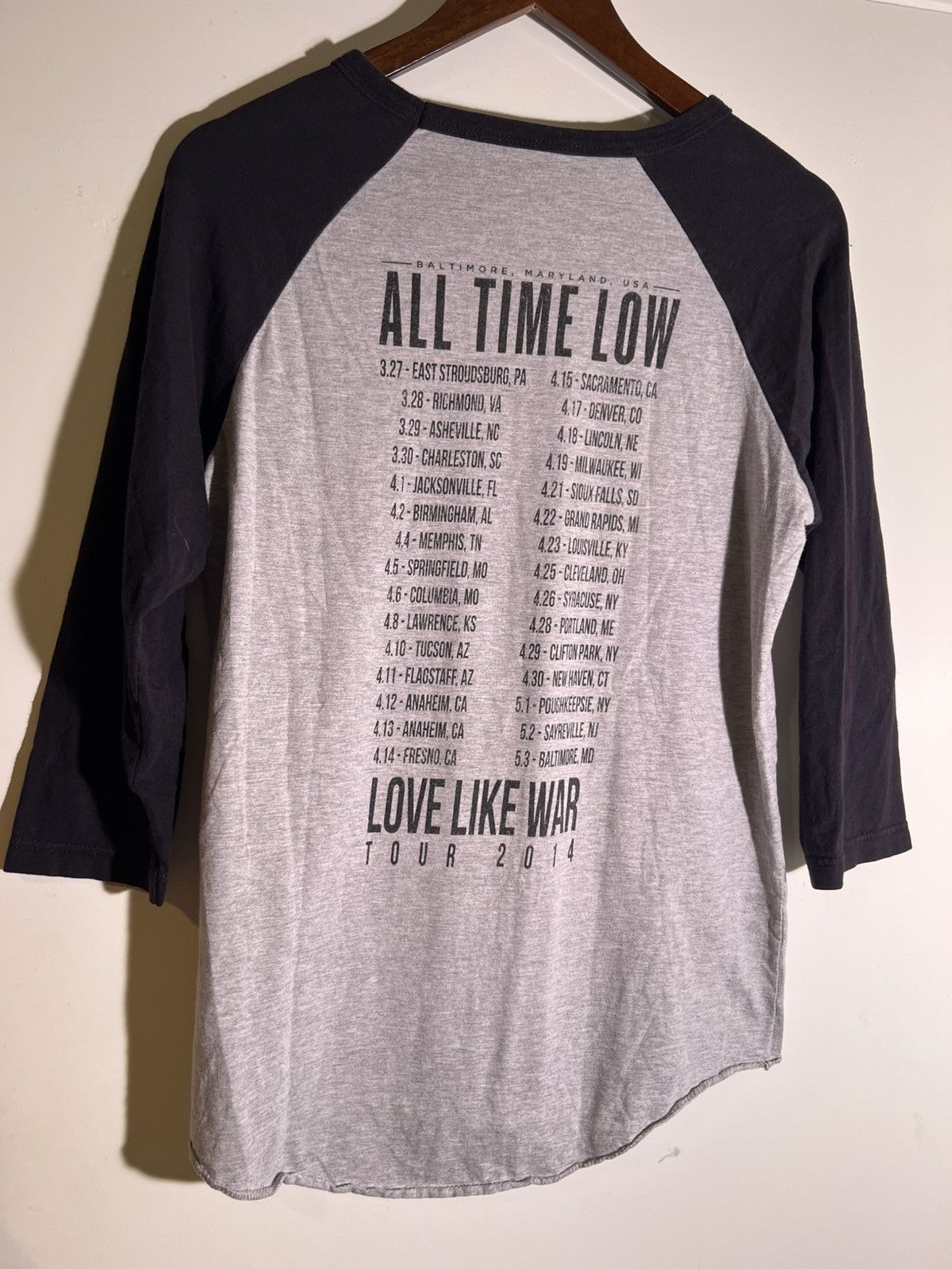 Band Tees Late Y2K 2000’s VTG Vintage All Time Low Rock Retro T Shirt Size US M / EU 48-50 / 2 - 2 Thumbnail