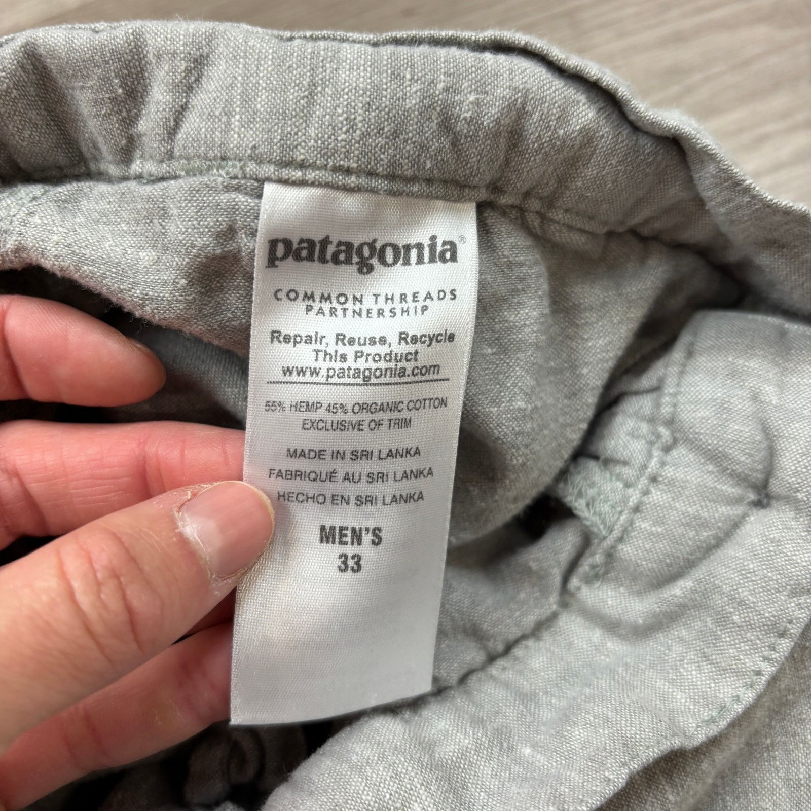 Patagonia Patagonia Back Step 5.5" Hemp Organic Cotton Shorts Men's 33 Size US 33 - 7 Thumbnail