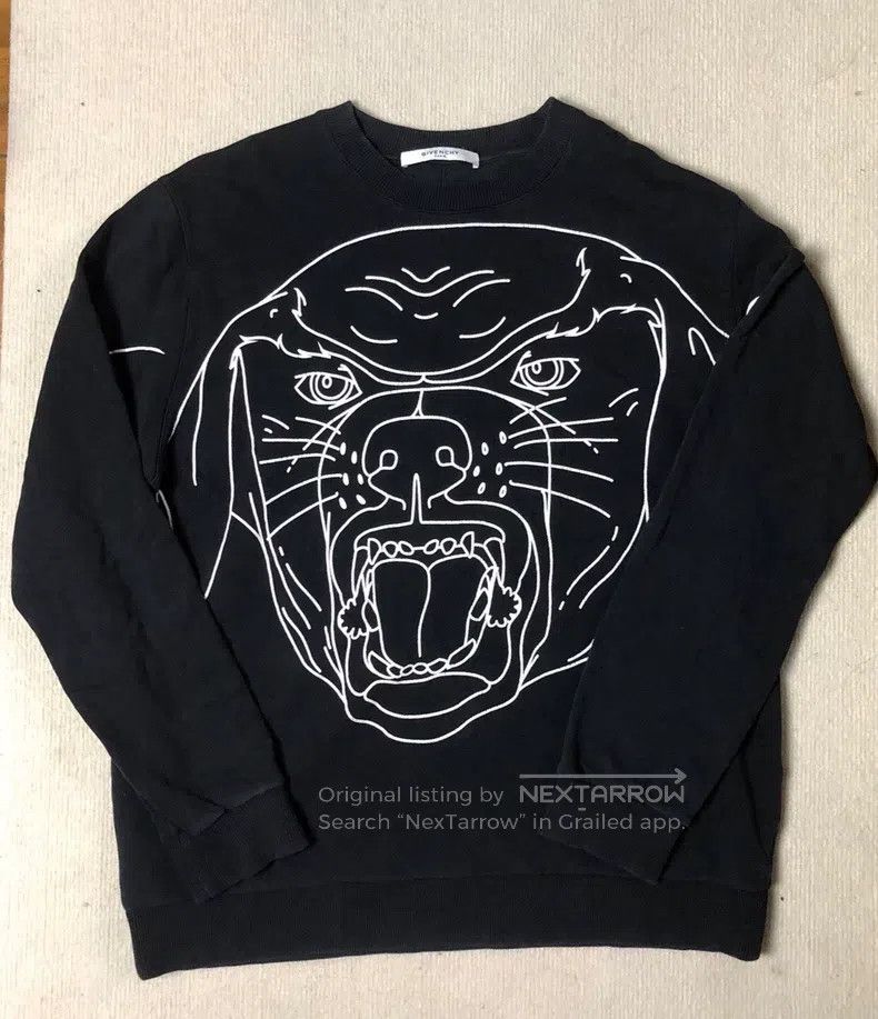 Givenchy Givenchy Dog head pattern black hoodie Size US XL / EU 56 / 4 - 1 Thumbnail