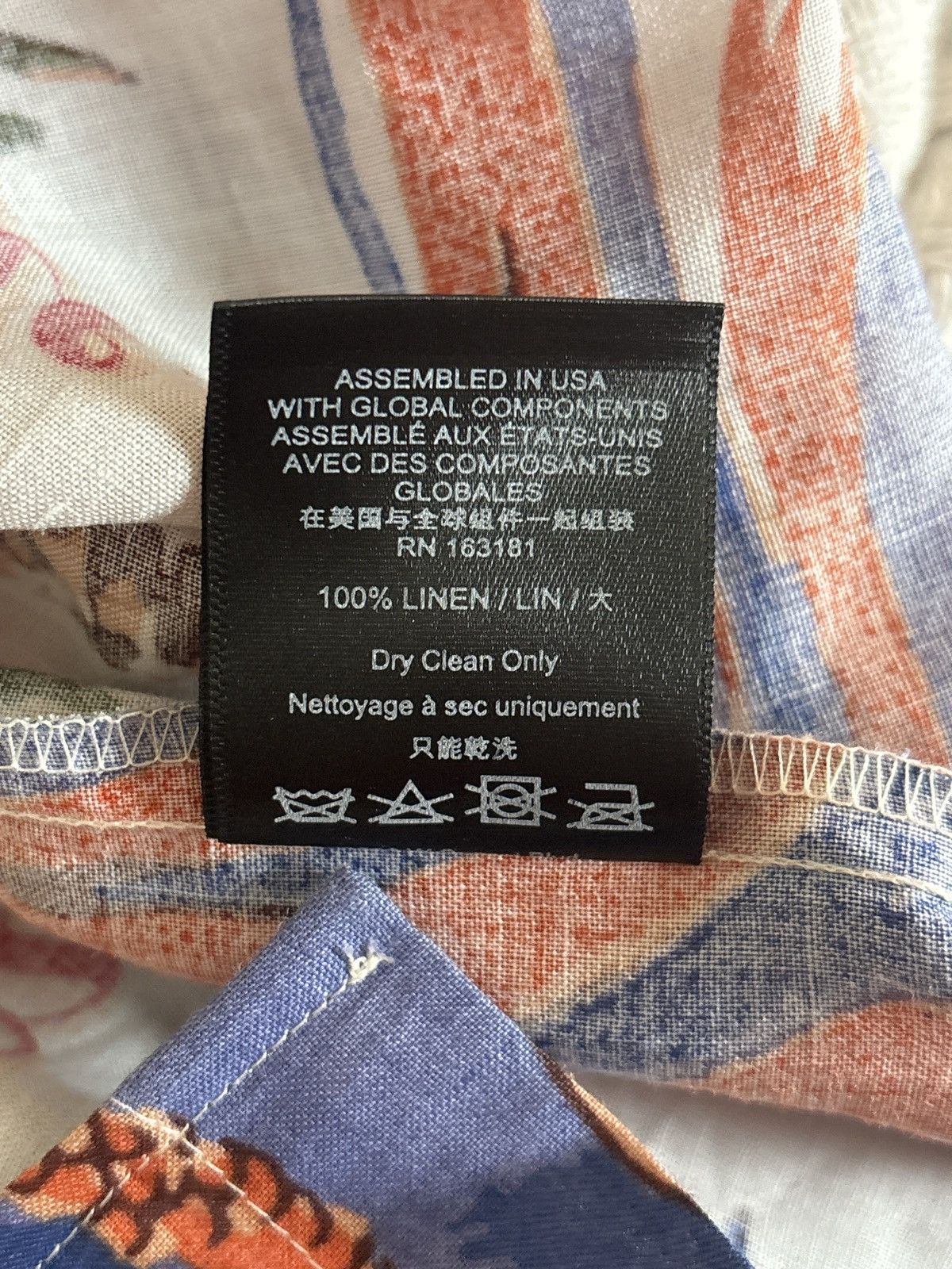 Rhude Rhude Le Fleur Linen Shirt SS24 Size US S / EU 44-46 / 1 - 8 Thumbnail