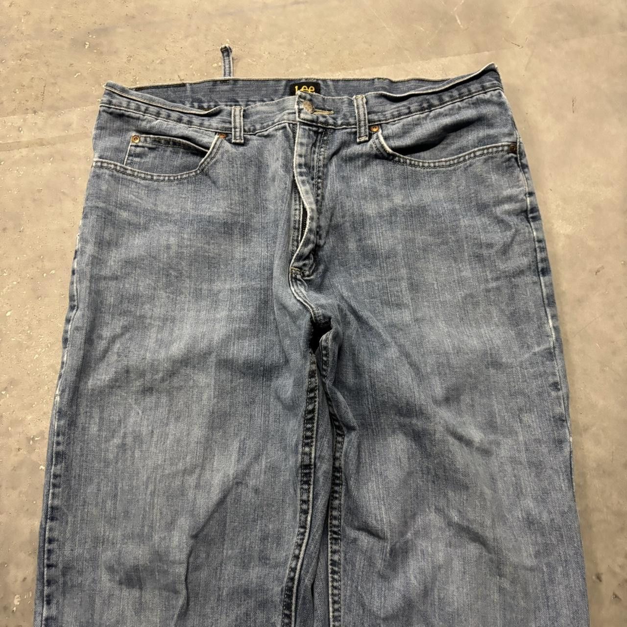 Japanese Brand × Vintage Crazy Vintage Y2K/2000s Baggy Medium Wash Denim Jeans! Size US 36 / EU 52 - 5 Thumbnail