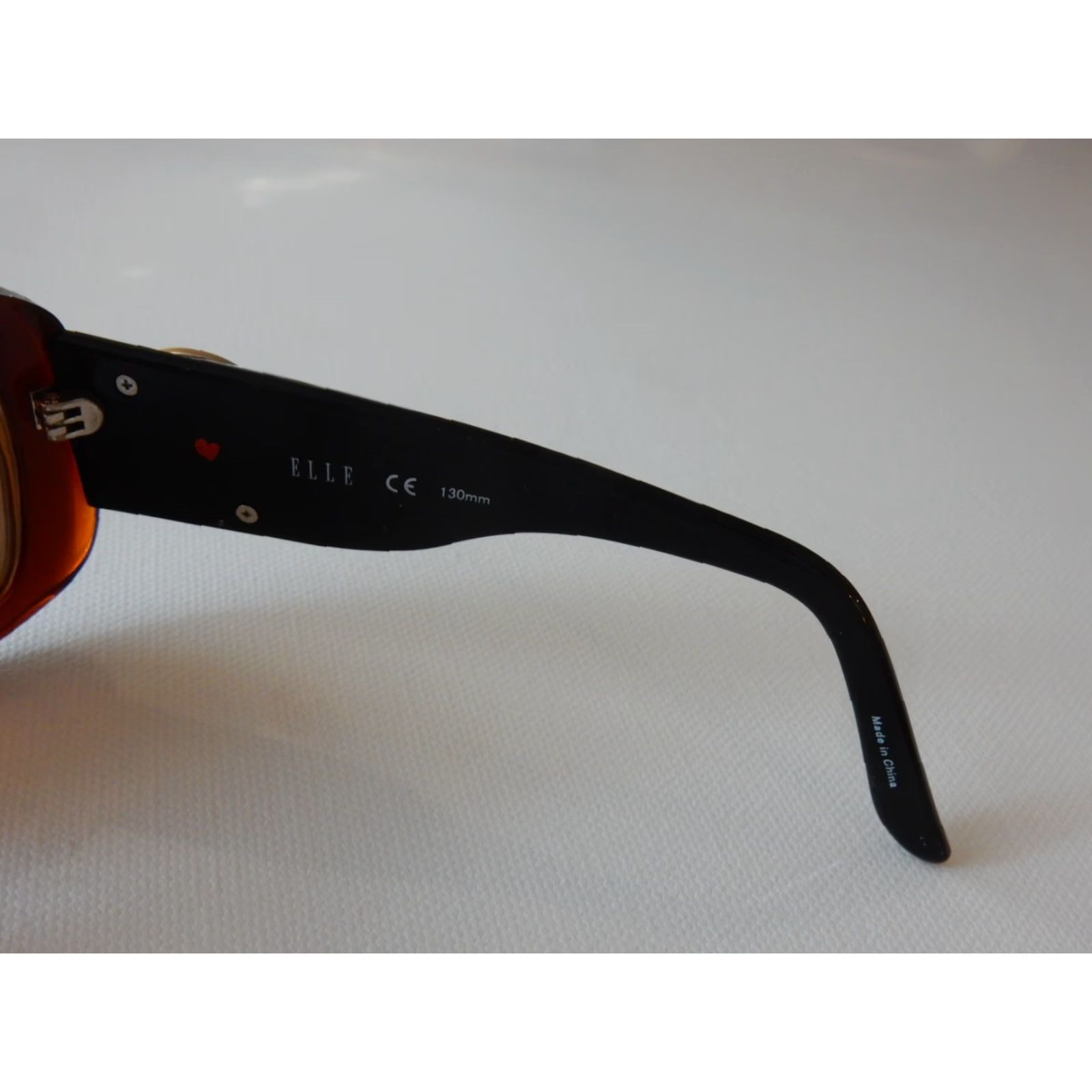 Vintage ELLE Sunglasses FRAMES ONLY 58[]15 130 EL18931 BR Women Sunglasses Brown Frames Size ONE SIZE - 5 Thumbnail