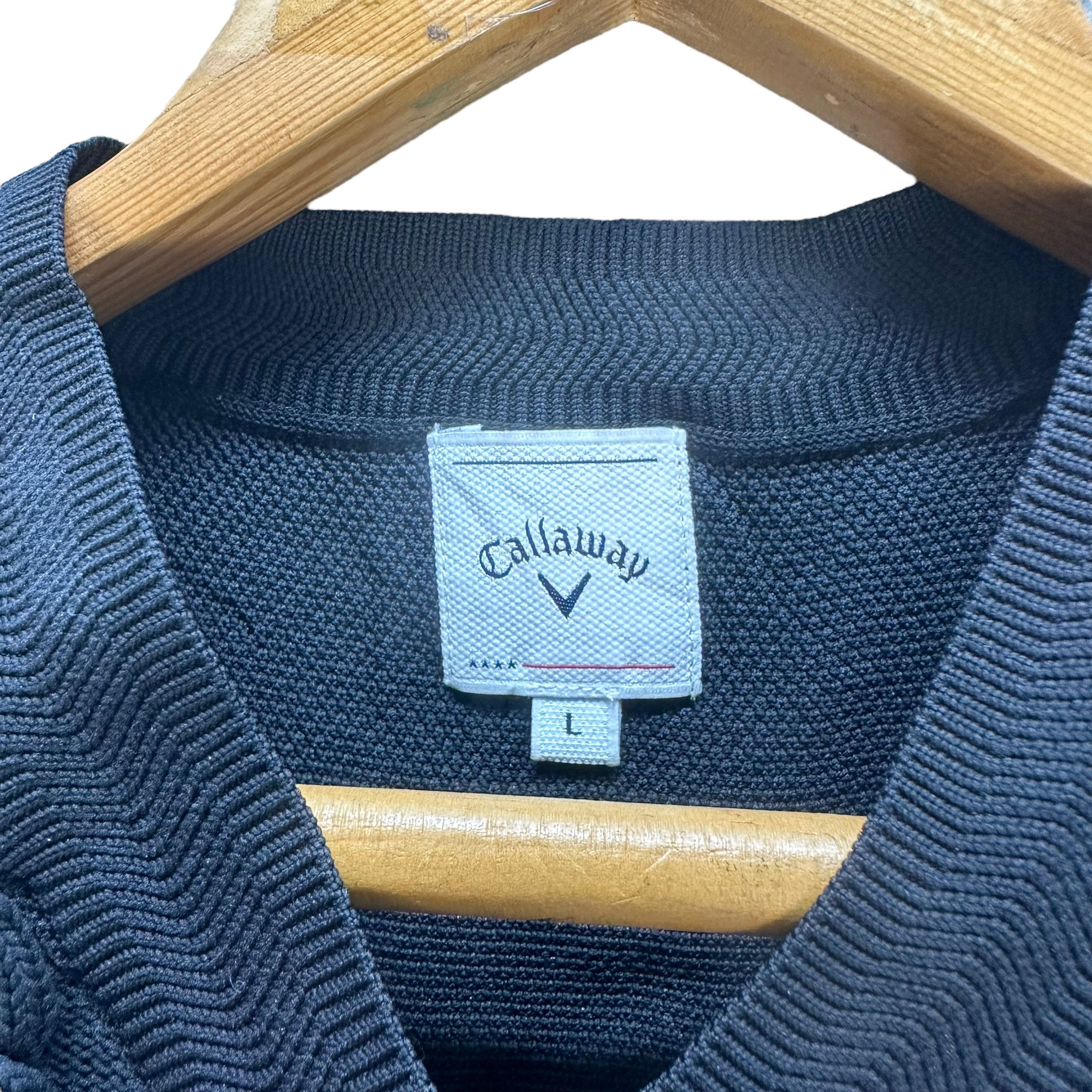 Callaway CALLAWAY ABSTRACT DESIGN SLEEVELESS SWEATER #8430-008 Size US L / EU 52-54 / 3 - 6 Thumbnail