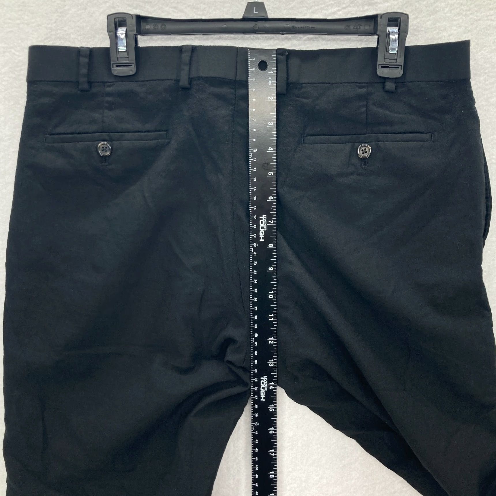 Ralph Lauren Lauren Ralph Lauren Mens Total Comfort Pants 36x30 Black Wool Blend Flat Front 5-Pocket Design Bagged Mens Shoes? Size US 36 / EU 52 - 7 Thumbnail