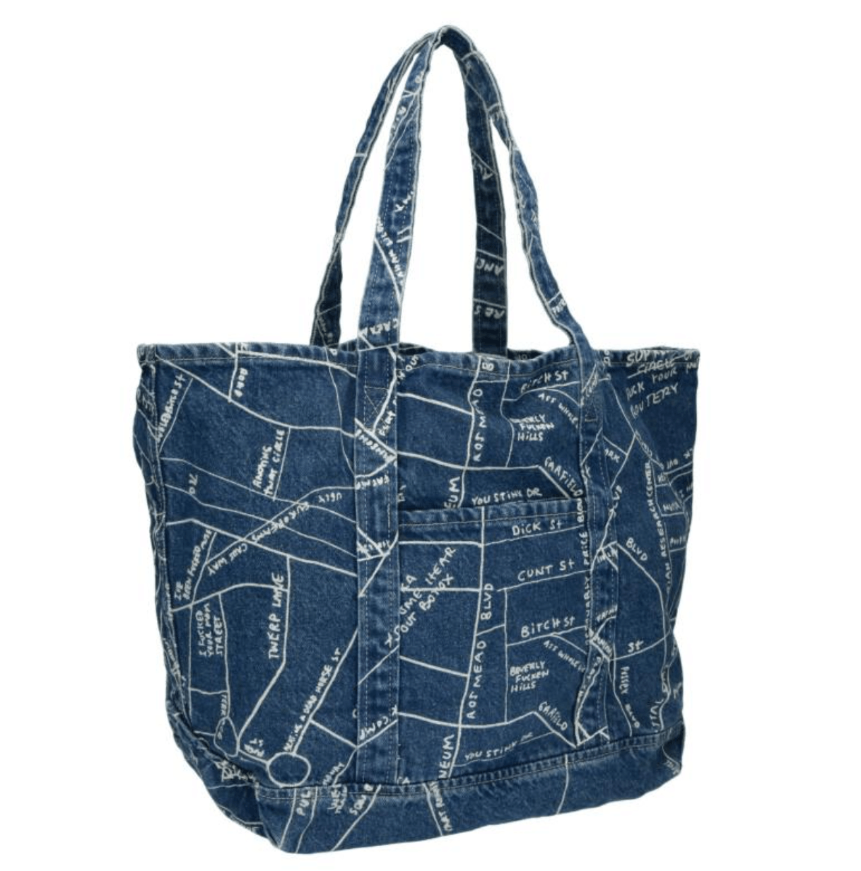 Supreme SUPREME 19SS Gonz Map Denim Tote Bag Size ONE SIZE - 3 Thumbnail