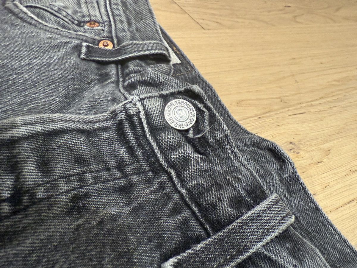 Levi's Levi’s Premium 501 ‘93 Grey Jeans Size US 33 - 3 Thumbnail