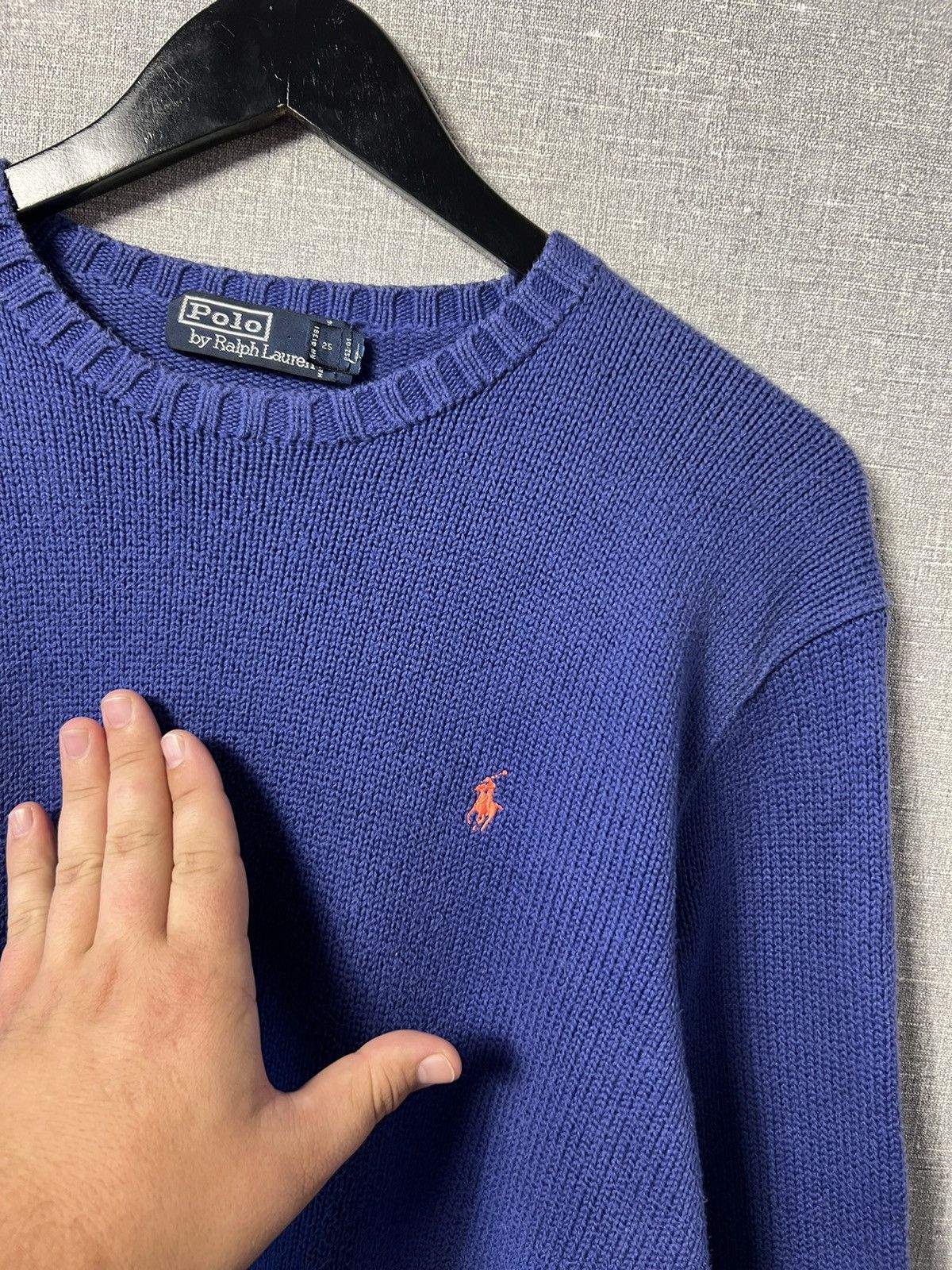 Polo Ralph Lauren Vintage Polo Ralph Lauren Crewneck Knitted Sweater Pony Size US L / EU 52-54 / 3 - 3 Thumbnail