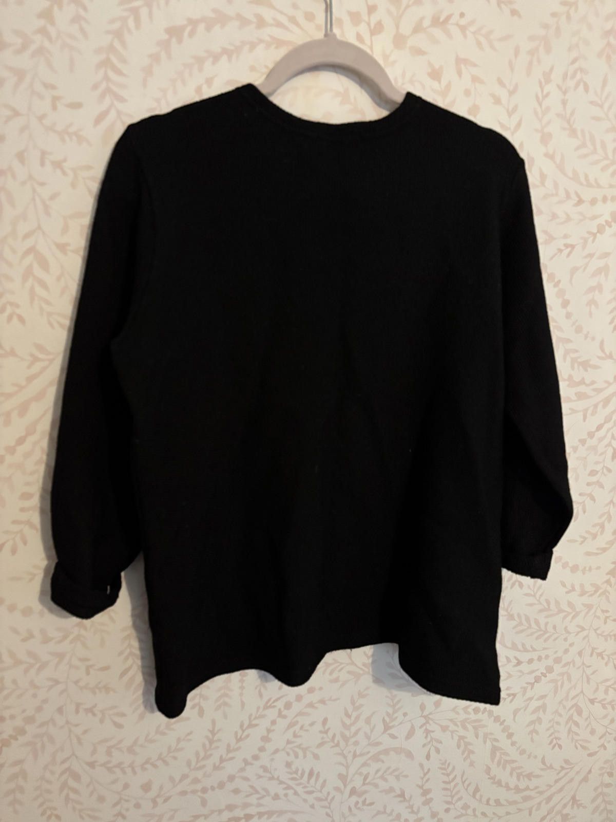 Other Vintage DKNY Jeans Black 100% Wool Sweater Size P Size S / US 4 / IT 40 - 5 Thumbnail