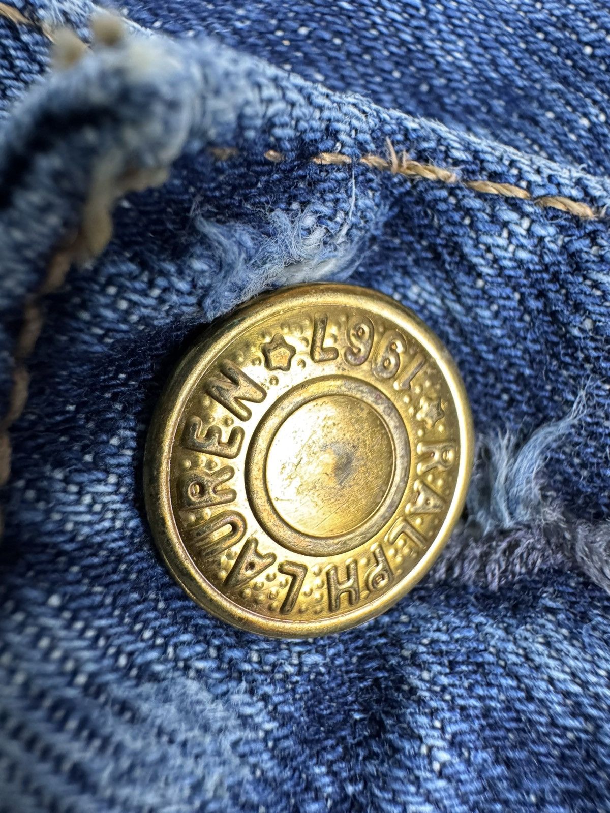 Polo Ralph Lauren Vintage Y2K Polo Ralph Lauren slim fit washed denim jeans Size US 29 - 17 Thumbnail