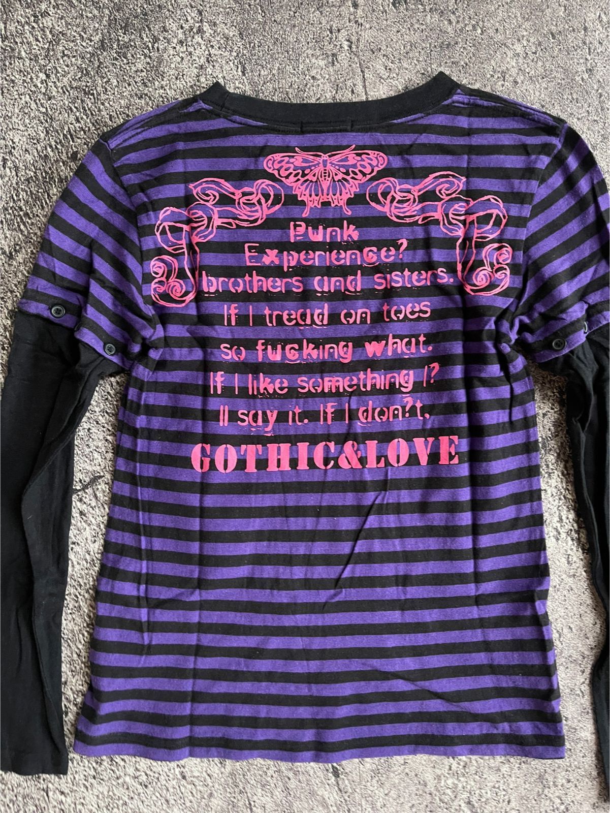 Japanese Brand Y2K Jhoney Double layer ifsixwasnine long sleeve Size US S / EU 44-46 / 1 - 7 Thumbnail