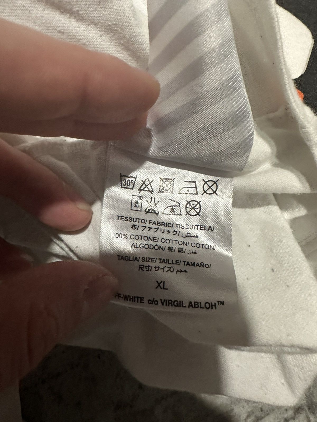 Off-White OFF-WHITE 'NARCISSUS TEE' Size US XL / EU 56 / 4 - 5 Thumbnail