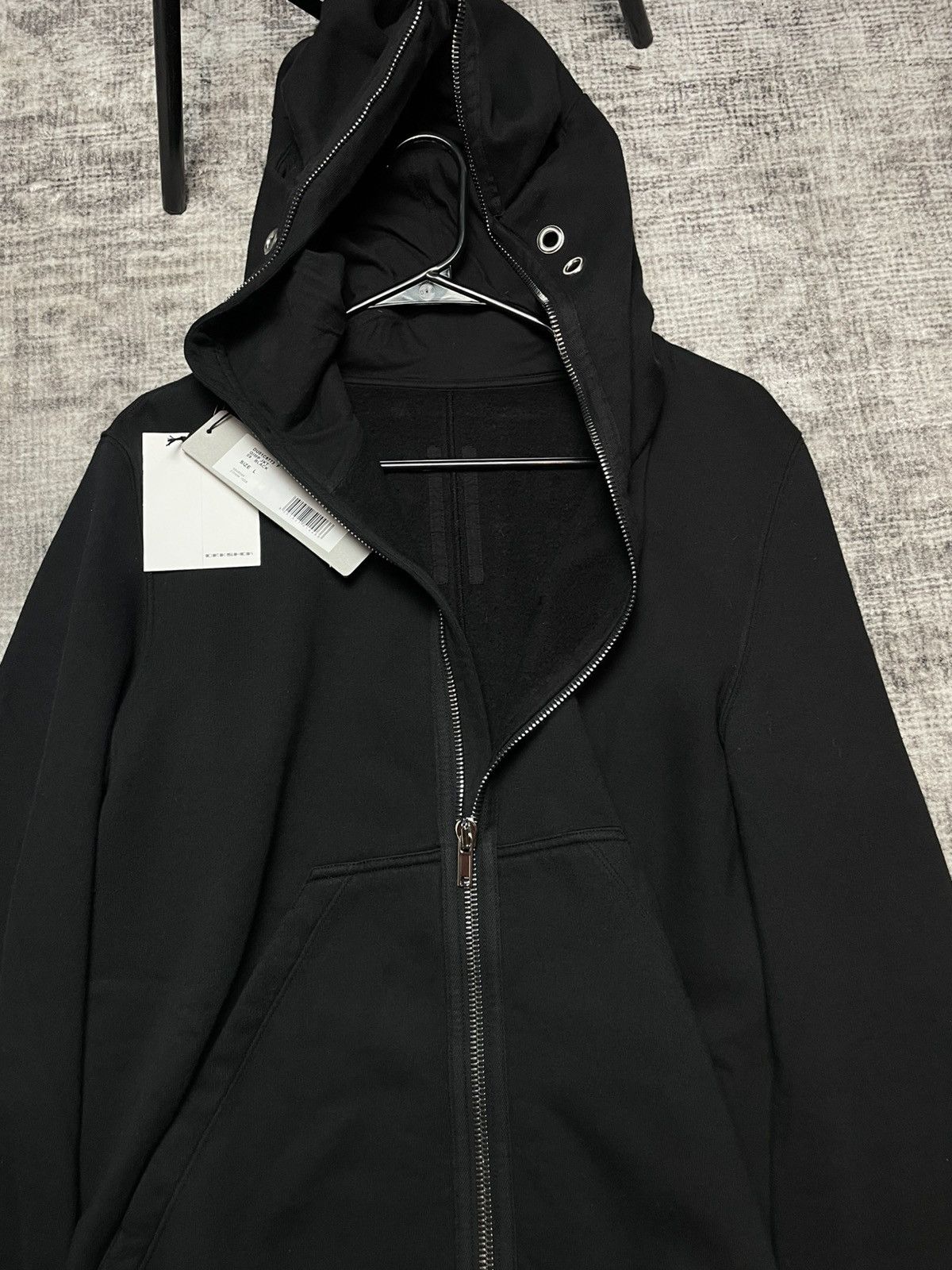 Rick Owens Drkshdw Rick Owens Drkshdw SS23 Gimp Hoodie Black Size US L / EU 52-54 / 3 - 7 Thumbnail