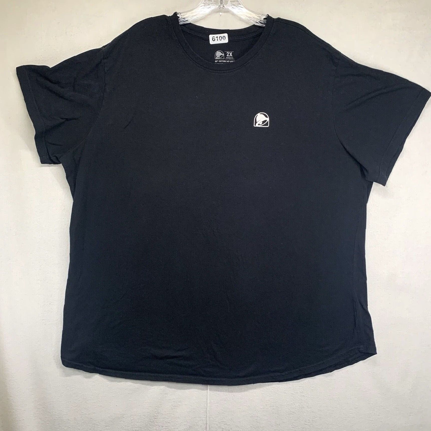 Bell VINTAGE Taco Bell Women's T-Shirt 2X Plus Size Casual Graphic Print Cotton Blend Black All Seasons Size XXL / US 16-18 / IT 52-54 - 3 Thumbnail