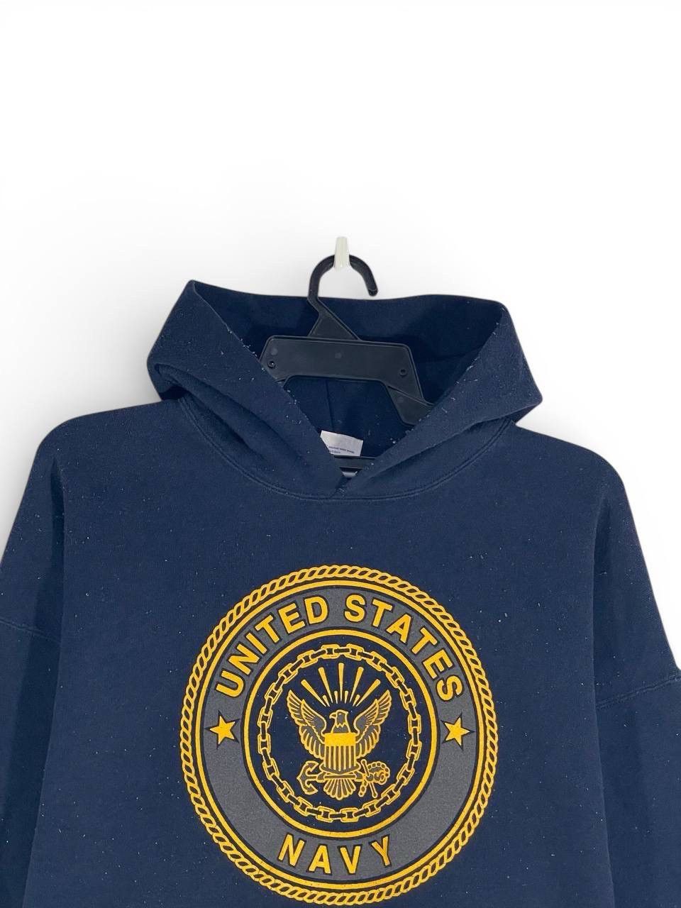 Other Vintage 90s united states navy hoodie jumper size XL Size US XL / EU 56 / 4 - 2 Thumbnail