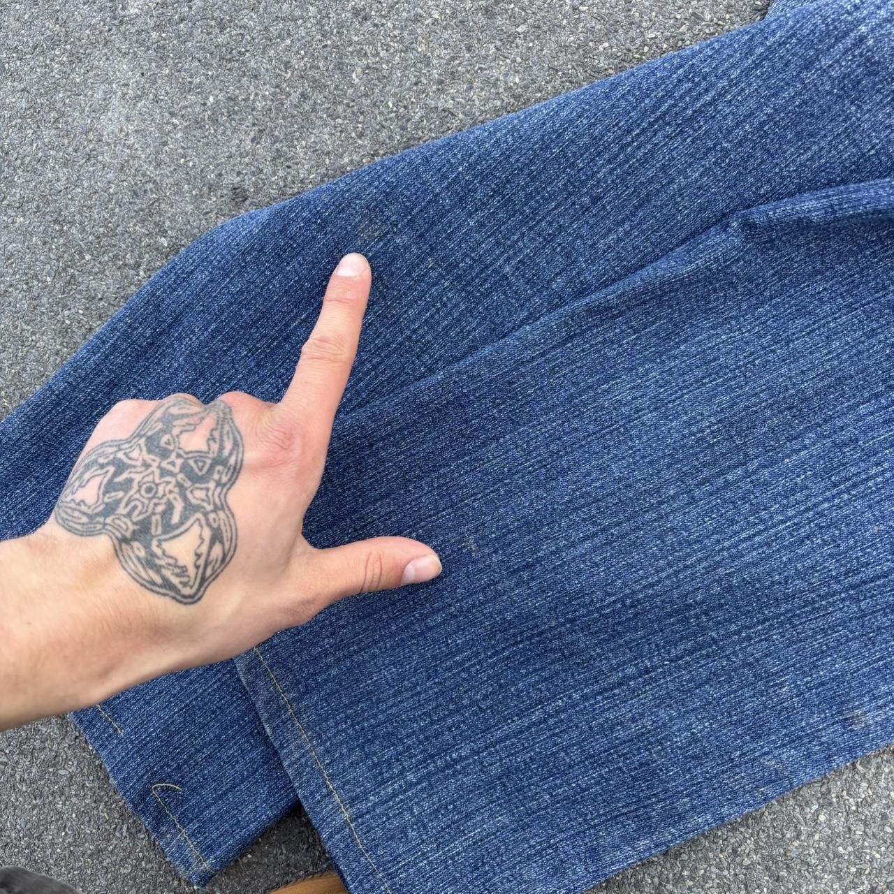 Japanese Brand × Vintage Vintage Faded denim Size US 36 / EU 52 - 8 Thumbnail