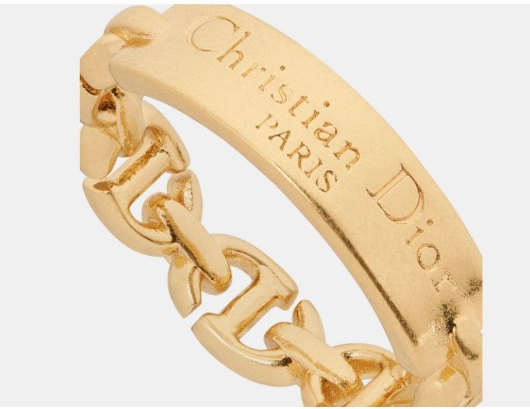 Dior o1w1db10325 Size: OS / R206 Club Ring in Gold Size ONE SIZE - 4 Thumbnail