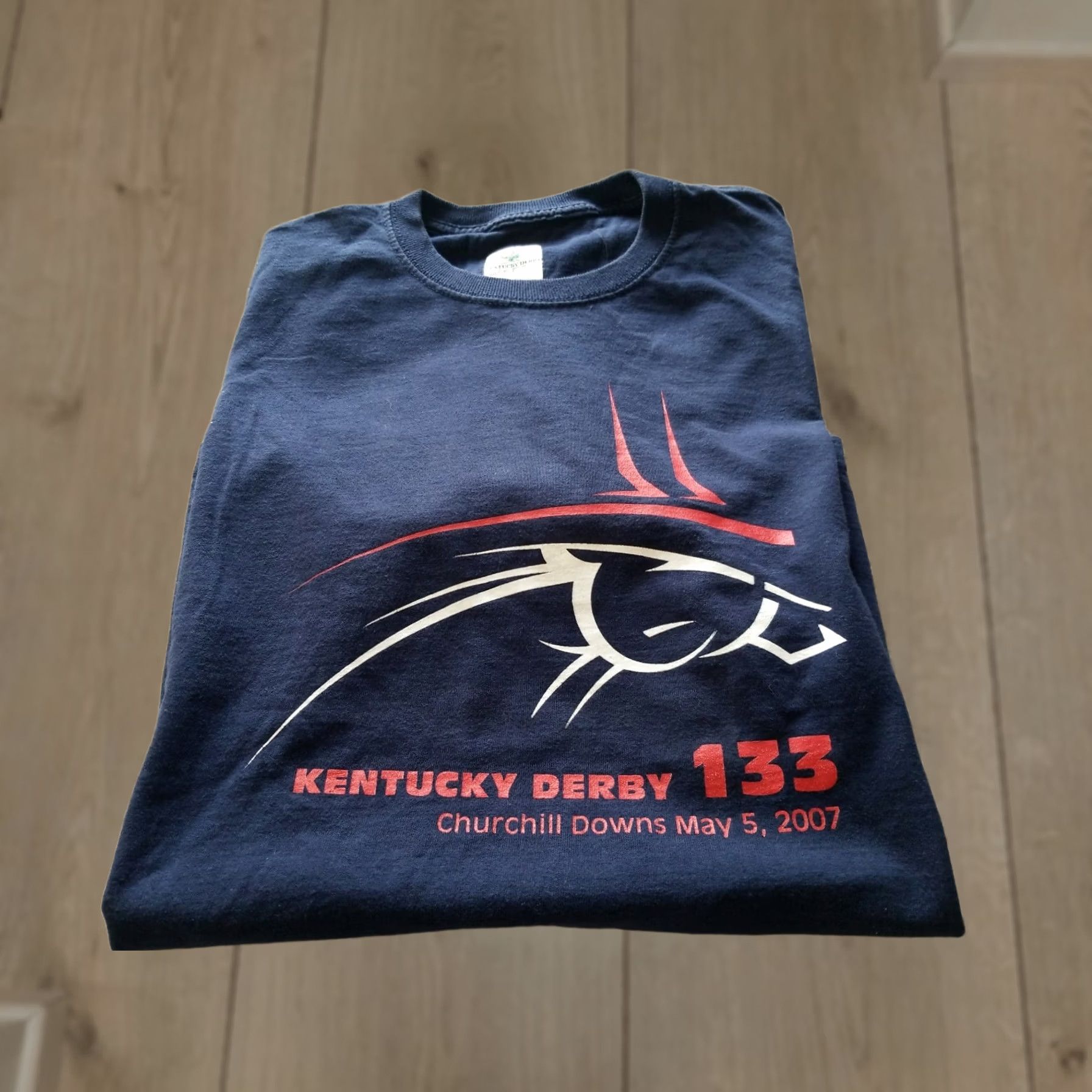 Vintage VINTAGE Kentucky Derby 2007 Official Blue Tshirt Sz M (Street Sense) Shirt Men M Blue Graphic Tee Horse 2007 Derby Mens Size US M / EU 48-50 / 2 - 1 Thumbnail