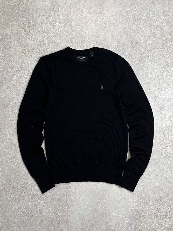 Allsaints × Vintage Vintage Allsaints Knit Sweater Black Y2K M Size US M / EU 48-50 / 2 - 1 Thumbnail