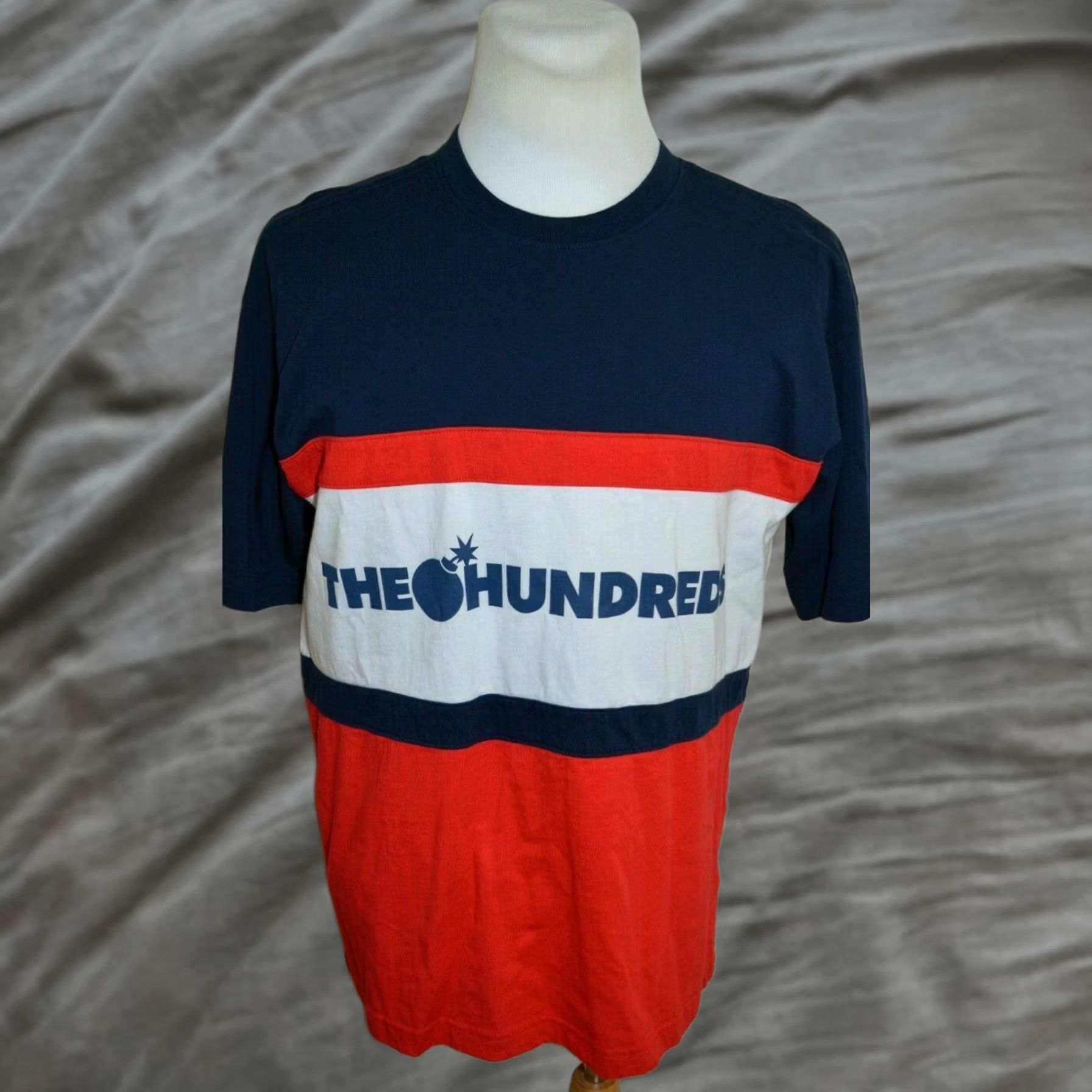 The Hundreds The Hundreds Striped T-Shirt Men's Medium Multicolor Streetwear Size US M / EU 48-50 / 2 - 1 Thumbnail