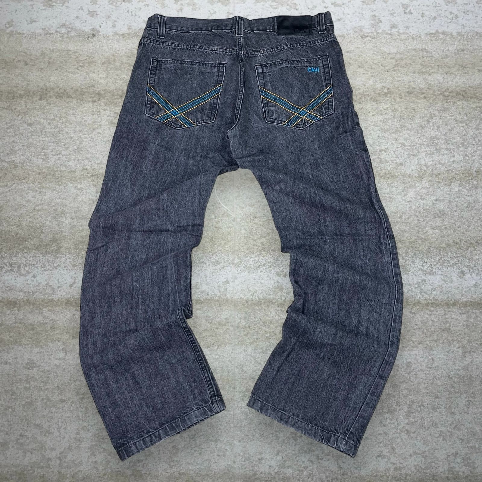 Vintage Vintage Y2K CVI Jeans 36x32 Regular Straight Black Wash Size US 36 / EU 52 - 1 Thumbnail