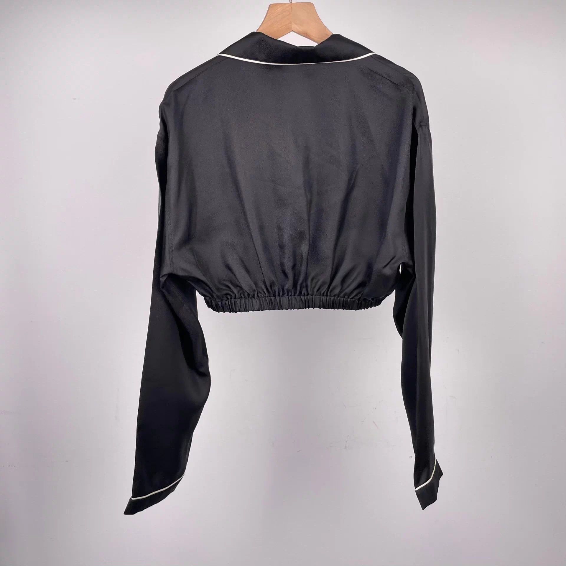 Prada Prada silk top black size 40 new with tags Size S / US 4 / IT 40 - 2 Thumbnail