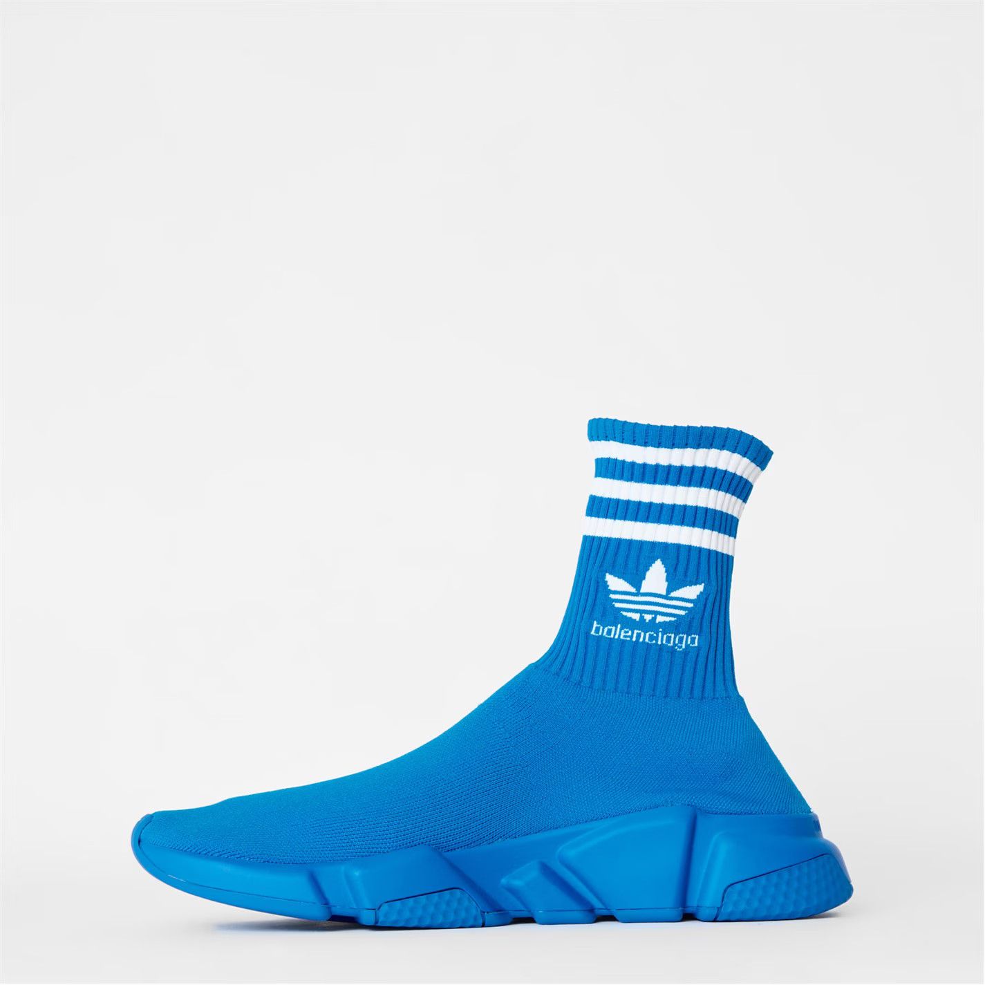 Adidas × Balenciaga o1g2r1mq0226 Speed Trainers In Blue/White Size US 10 / EU 43 - 2 Thumbnail