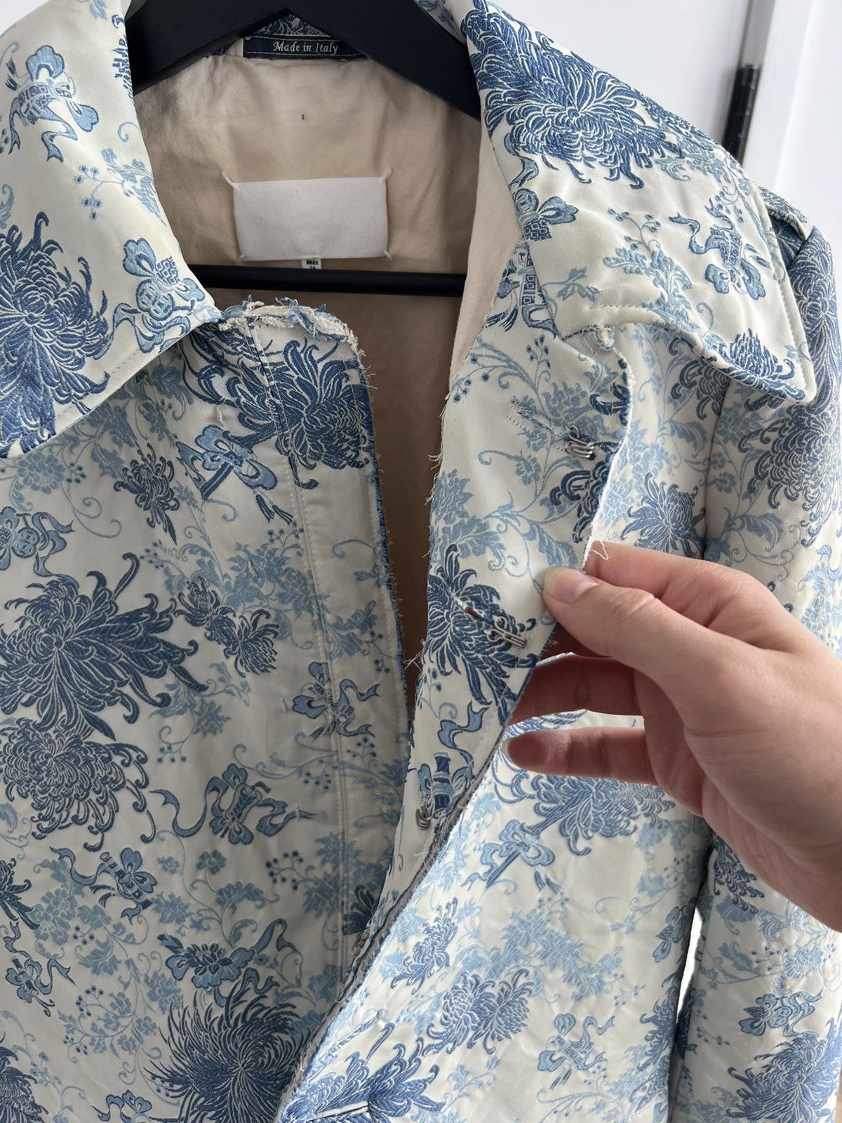 Maison Margiela SS22 Silk Blend Floral Jacket Size S / US 4 / IT 40 - 7 Thumbnail