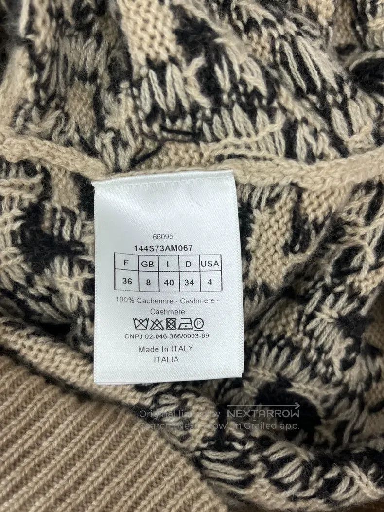 Dior Dior Leopard print cashmere knitted short sleeves Size XS / US 0-2 / IT 36-38 - 5 Thumbnail