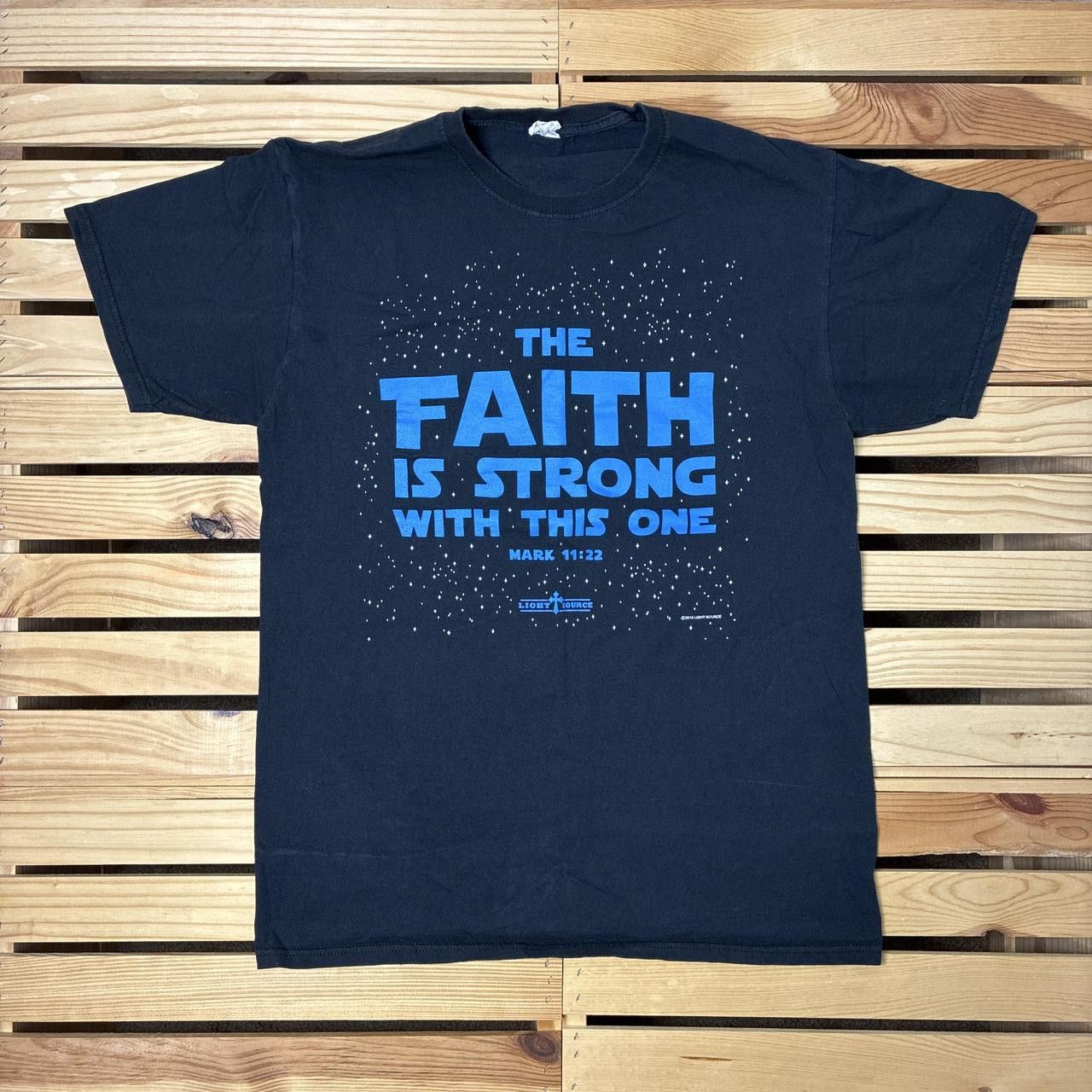 Other Mark 11:22 Black Y2K Star Wars Jesus Tee Size Medium Size US M / EU 48-50 / 2 - 1 Thumbnail