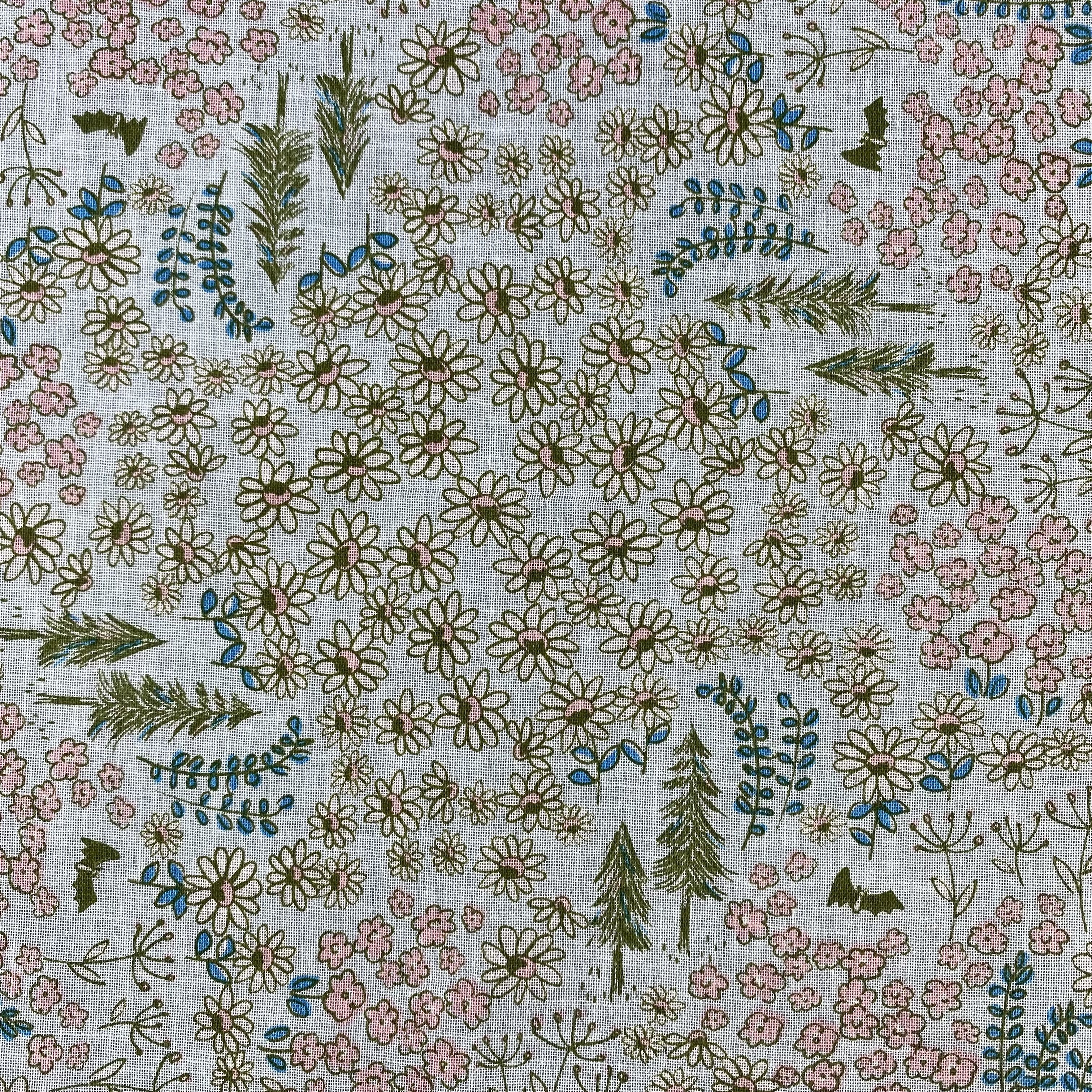 Vintage No Designer Handkerchief/Neckerchief/Bandana HC722 Size ONE SIZE - 4 Thumbnail