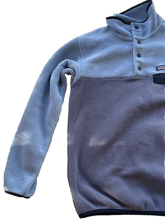 Patagonia × Vintage Patagonia Men's Synchilla Vtg Snap Fleece Jacket Blue Sz XXS Size US XXS / EU 40 - 4 Thumbnail