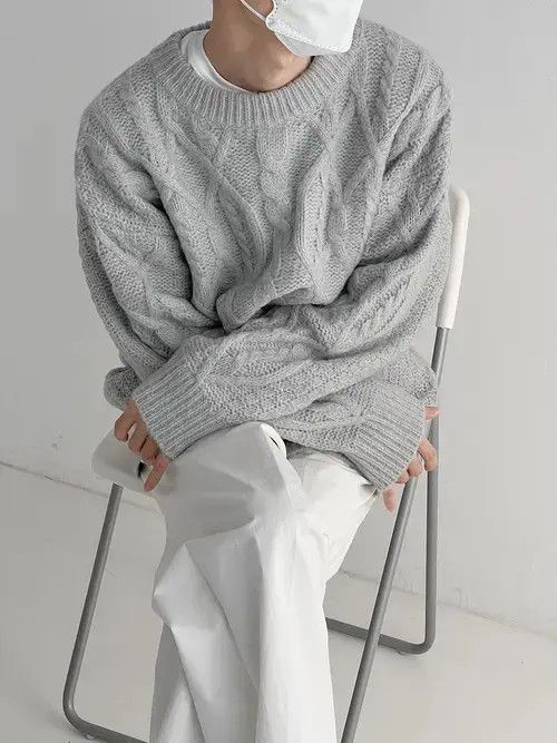VIBE Sweater knitted Size US L / EU 52-54 / 3 - 2 Thumbnail