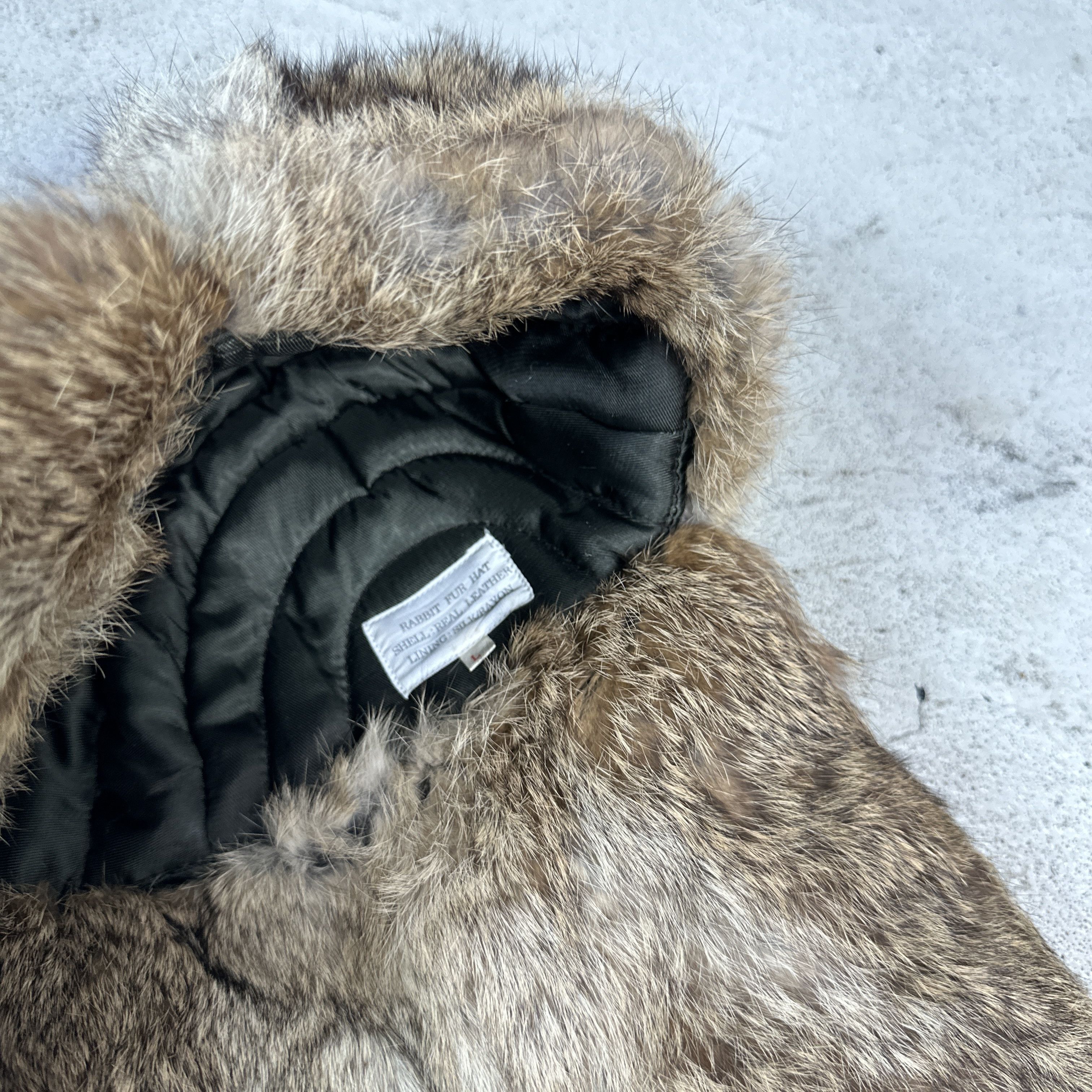 Vintage Vintage Real Fur Bomber / Traper Hat Size ONE SIZE - 7 Thumbnail