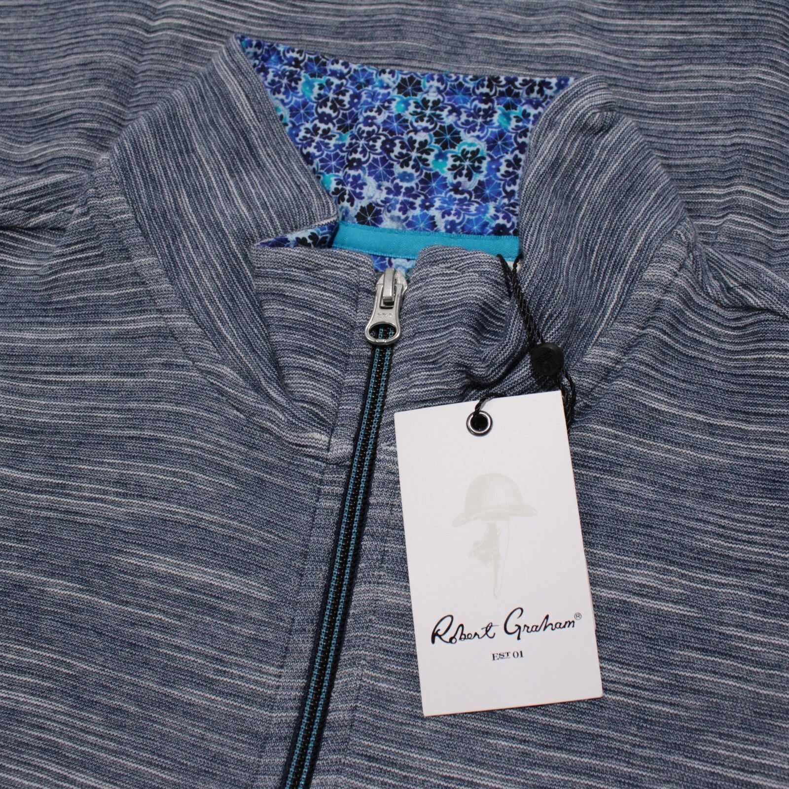 Robert Graham Robert Graham Sweater Size US L in Blue Size US L / EU 52-54 / 3 - 1 Thumbnail