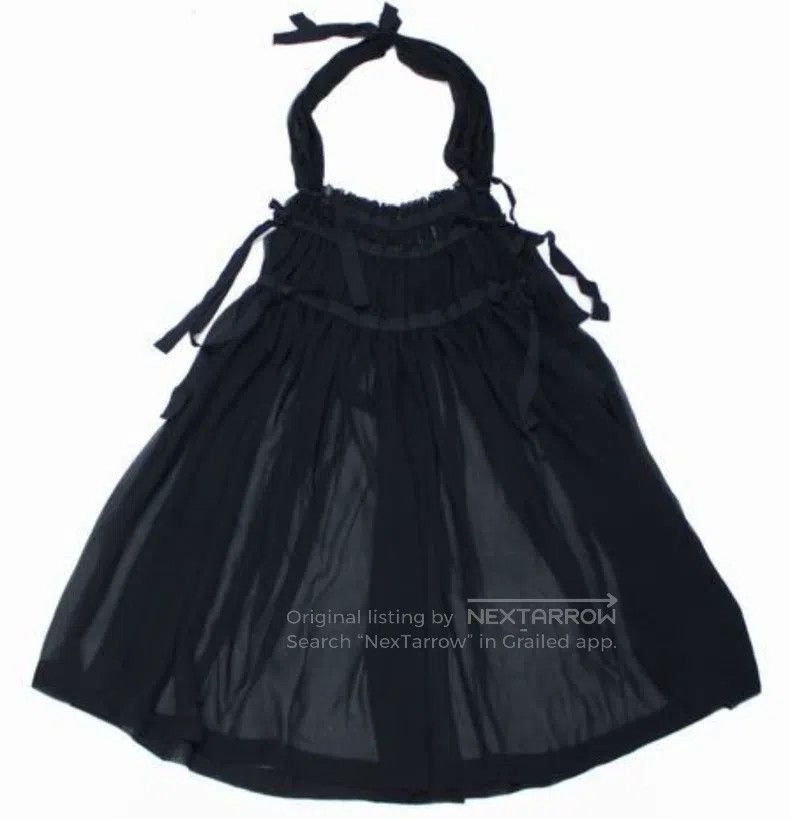 Comme des Garcons Comme Des Garcons Black Tulle Ruffled Dress Size M / US 6-8 / IT 42-44 - 1 Thumbnail
