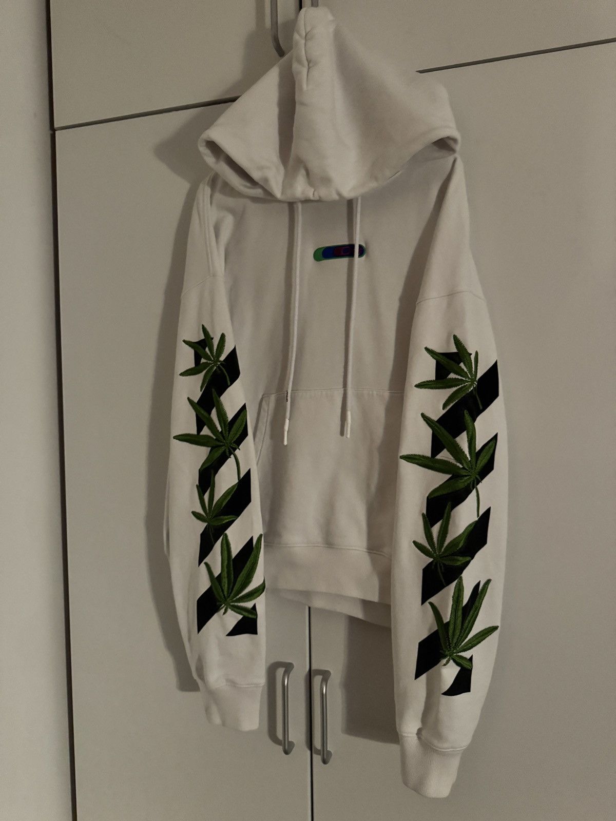 Off-White Off-White Weed Arrows Over Hoodie Size US L / EU 52-54 / 3 - 1 Thumbnail