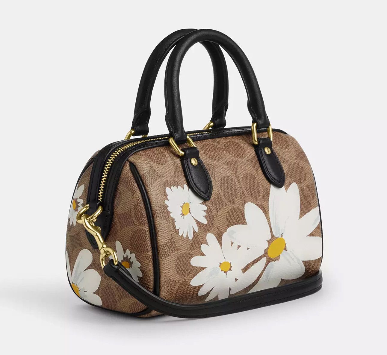 Coach Mini Rowan Crossbody Bag With Floral Print CZ596 Size ONE SIZE - 10 Thumbnail