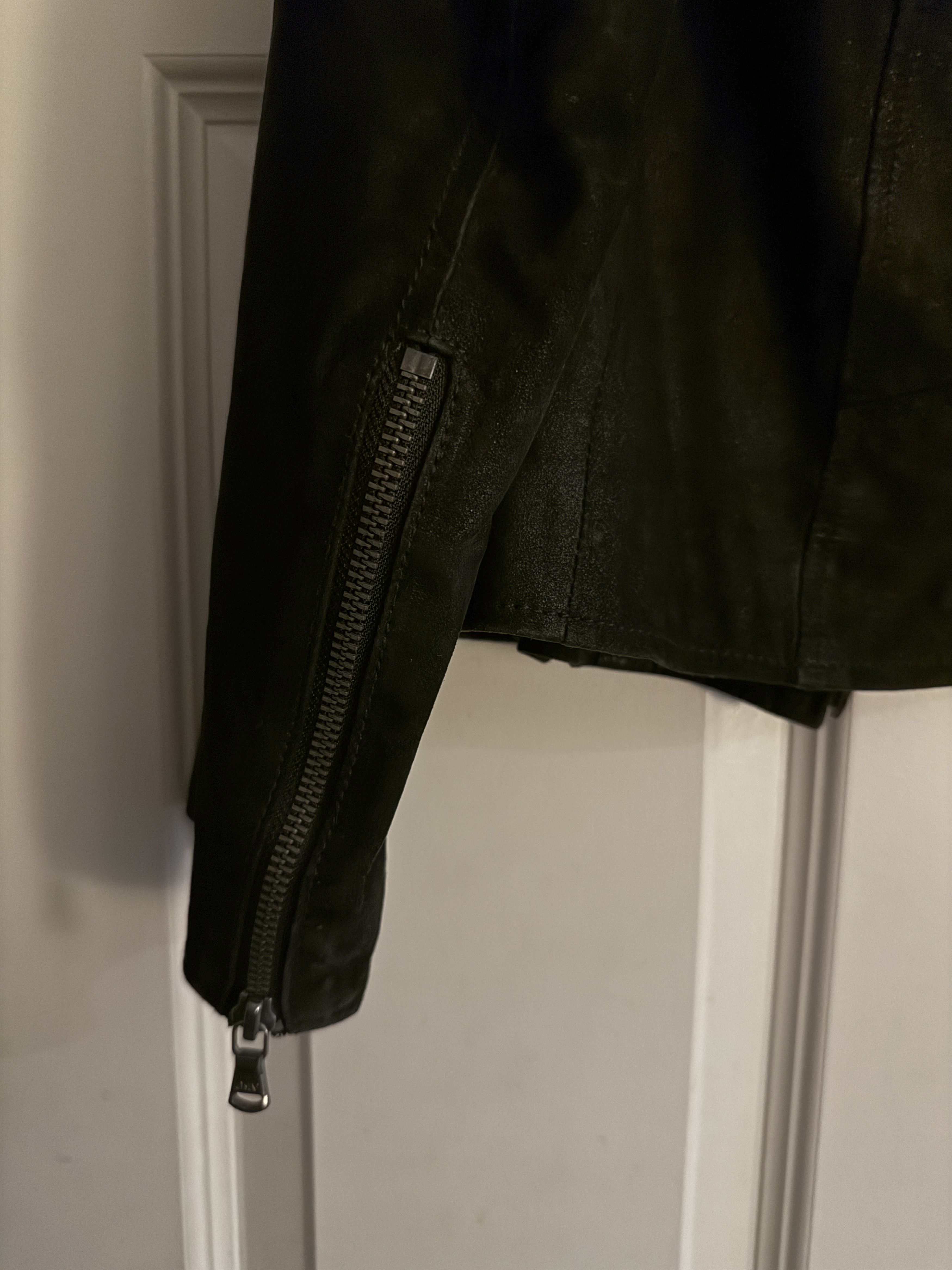 John Varvatos John Varvatos Suede Moto Jacket Black Size US L / EU 52-54 / 3 - 3 Thumbnail