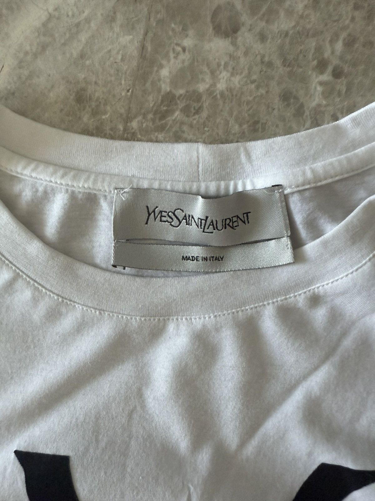 Yves Saint Laurent YSL logo t-shirt Size US XL / EU 56 / 4 - 3 Thumbnail