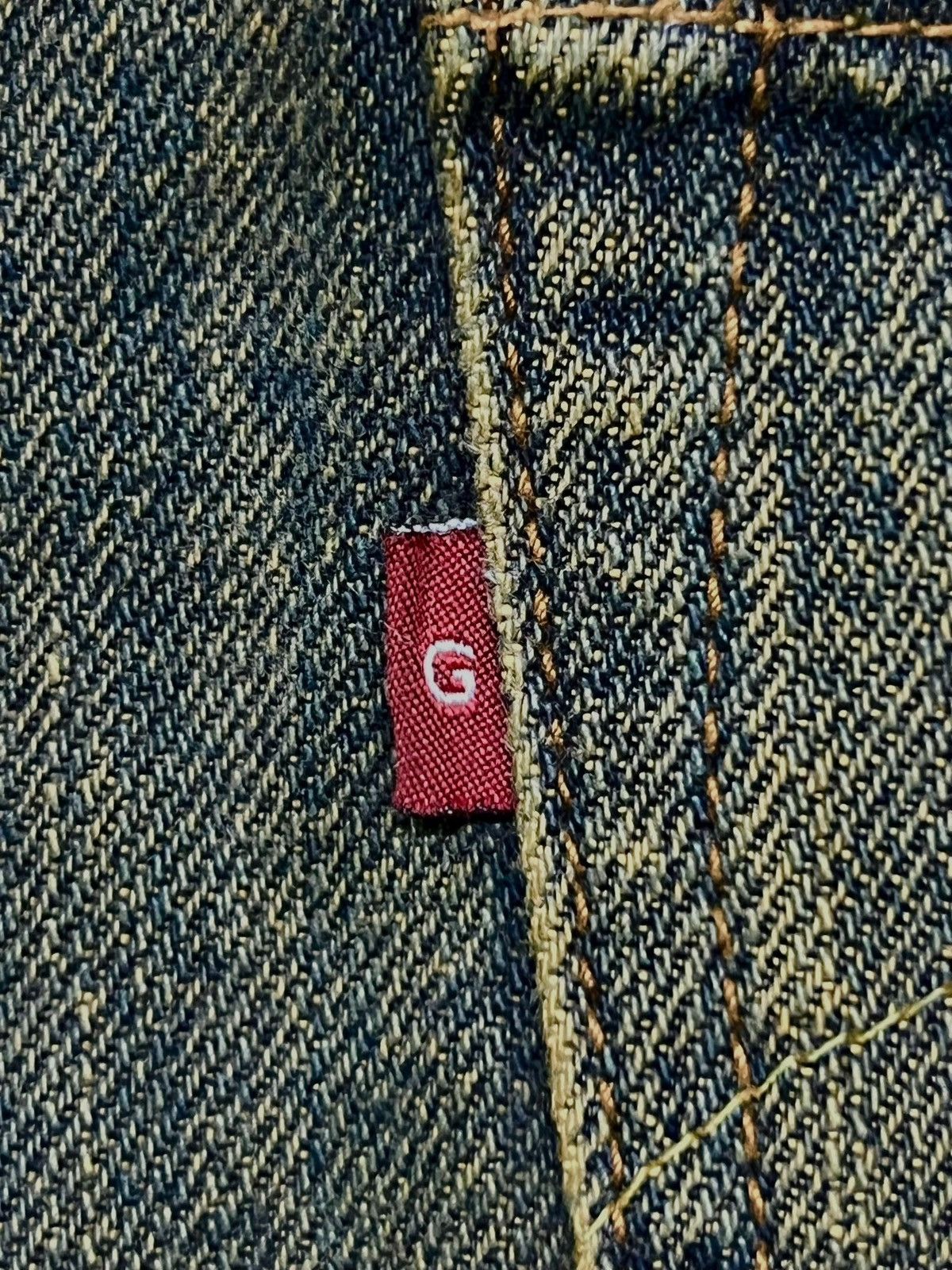 Japanese Brand Baggy Vintage Gold Rush - Faded Mud Wash Jeans Size US 32 / EU 48 - 12 Thumbnail