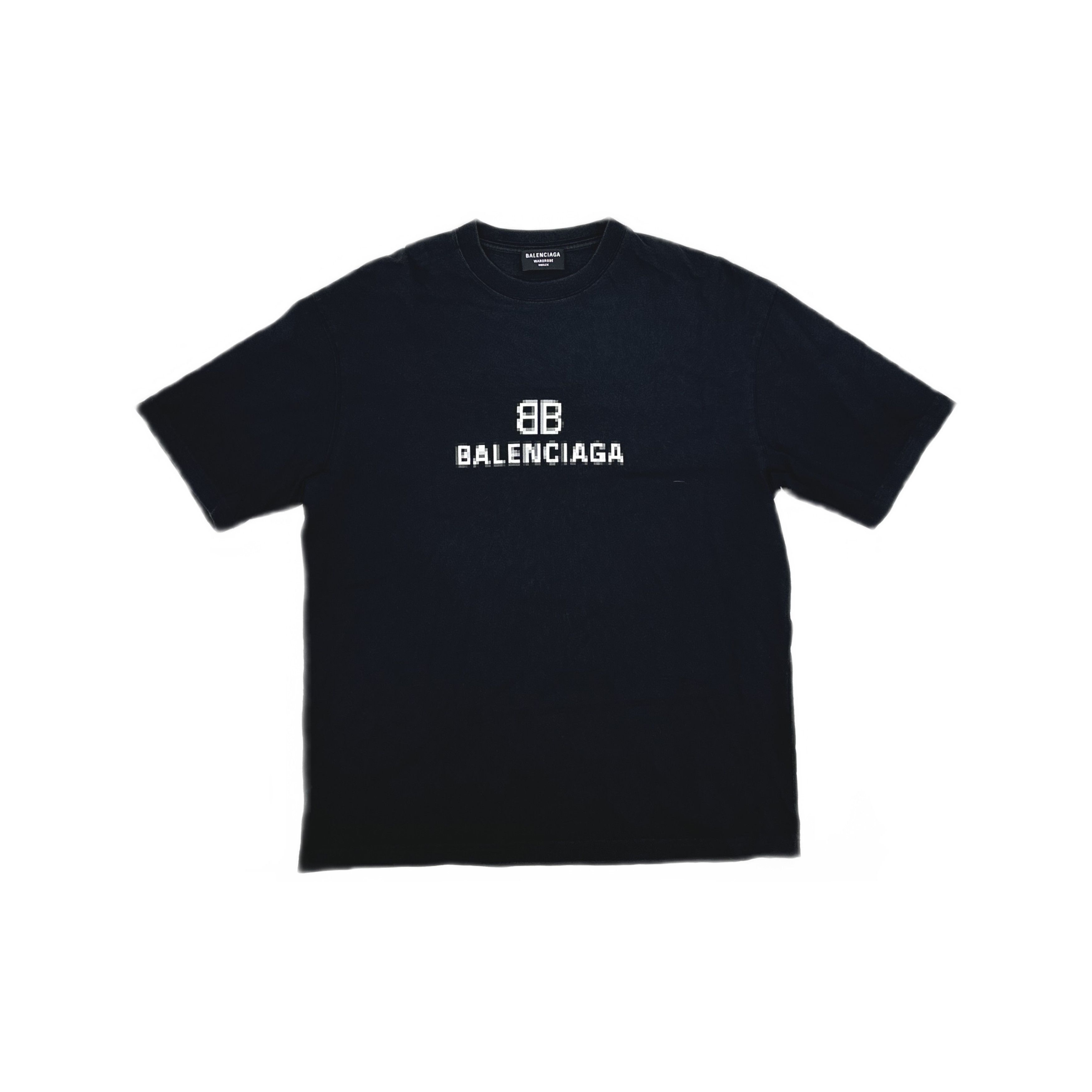 Balenciaga Balenciaga Pixel Logo T-Shirt Size XS Size US XS / EU 42 / 0 - 1 Thumbnail
