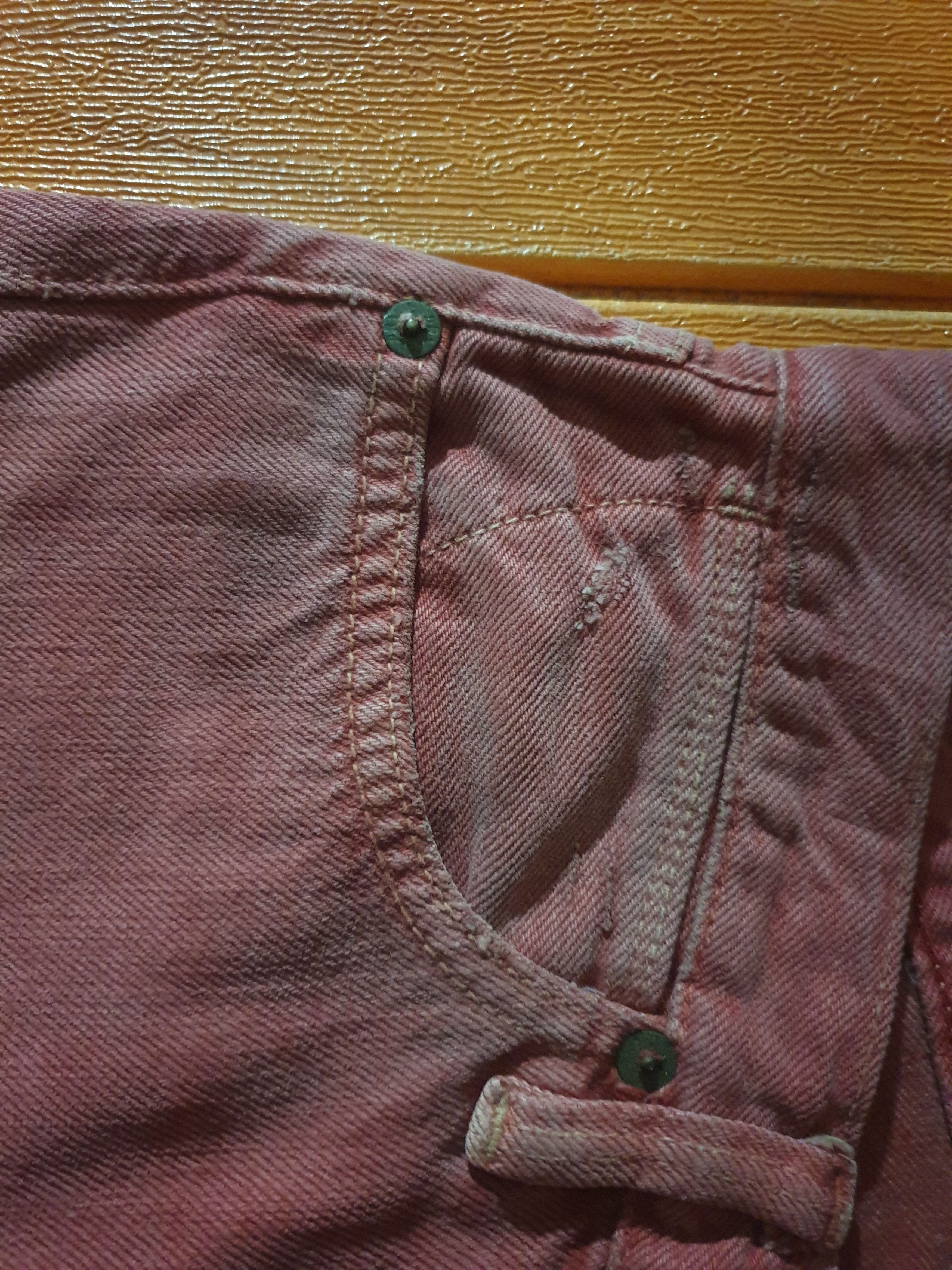 Polo Ralph Lauren 💥Polo Ralph Lauren red colour denim jeans Pant Size US 31 - 13 Thumbnail