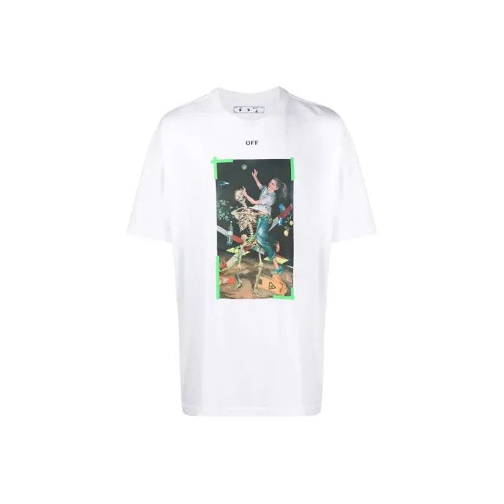 Off-White Off-White Pascal Painting Graphic Short Sleeve T-Shirt 0079 Size US S / EU 44-46 / 1 - 1 Thumbnail