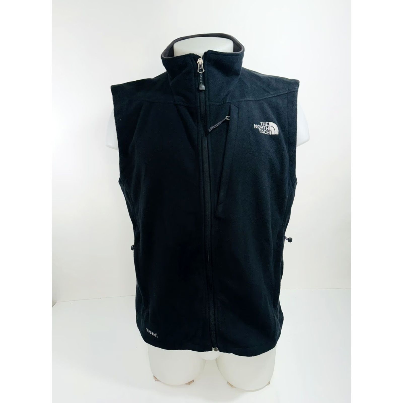 The North Face THE NORTH FACE Windwall Fleece Vest Mens M Black Size US M / EU 48-50 / 2 - 2 Thumbnail