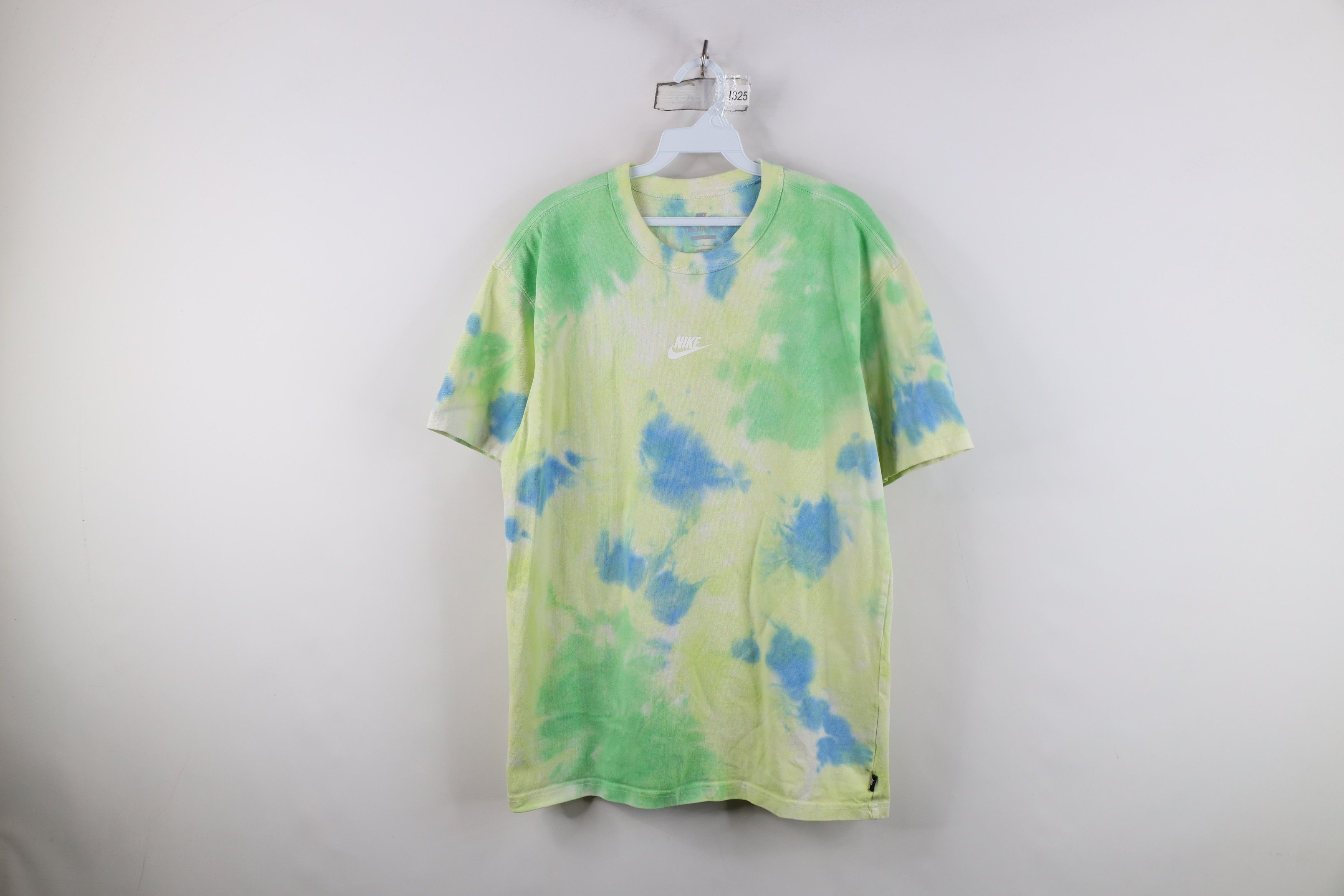 Nike Nike Center Swoosh Tie Dye Heavyweight Ribbed Knit T-Shirt Size US S / EU 44-46 / 1 - 1 Thumbnail