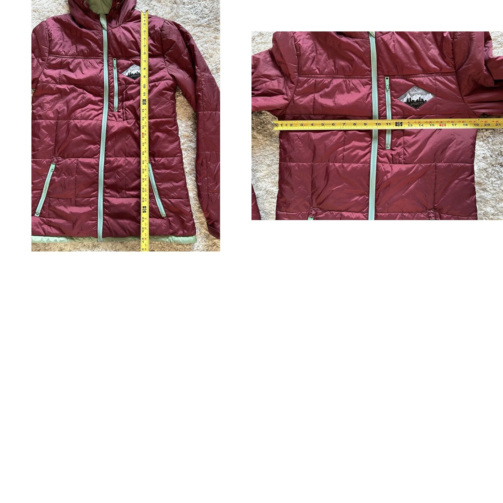 Camper VINTAGE CoalaTree Jacket Womens Large Camper Hooded Jacket Coat Red Green Casual Size L / US 10 / IT 46 - 8 Thumbnail