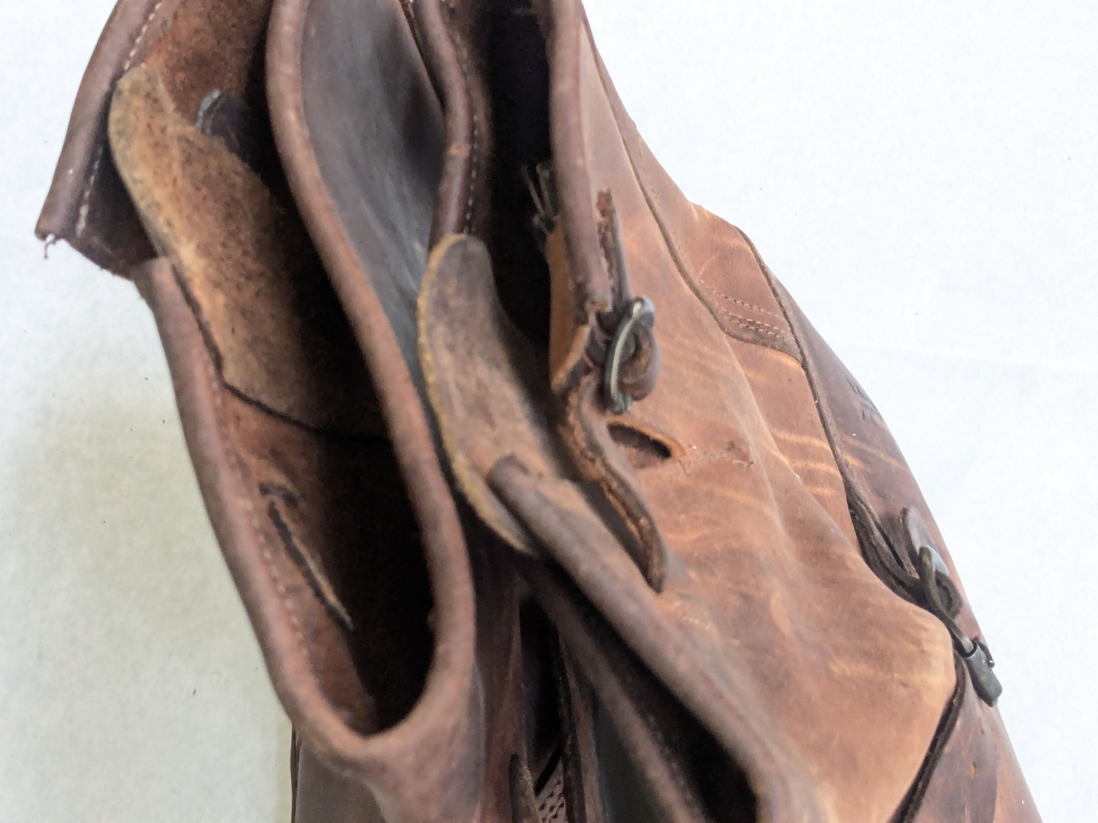 Frye Frye Engineer Boots Brown 12 D Leather Buckle Size US 12 / EU 45 - 4 Thumbnail