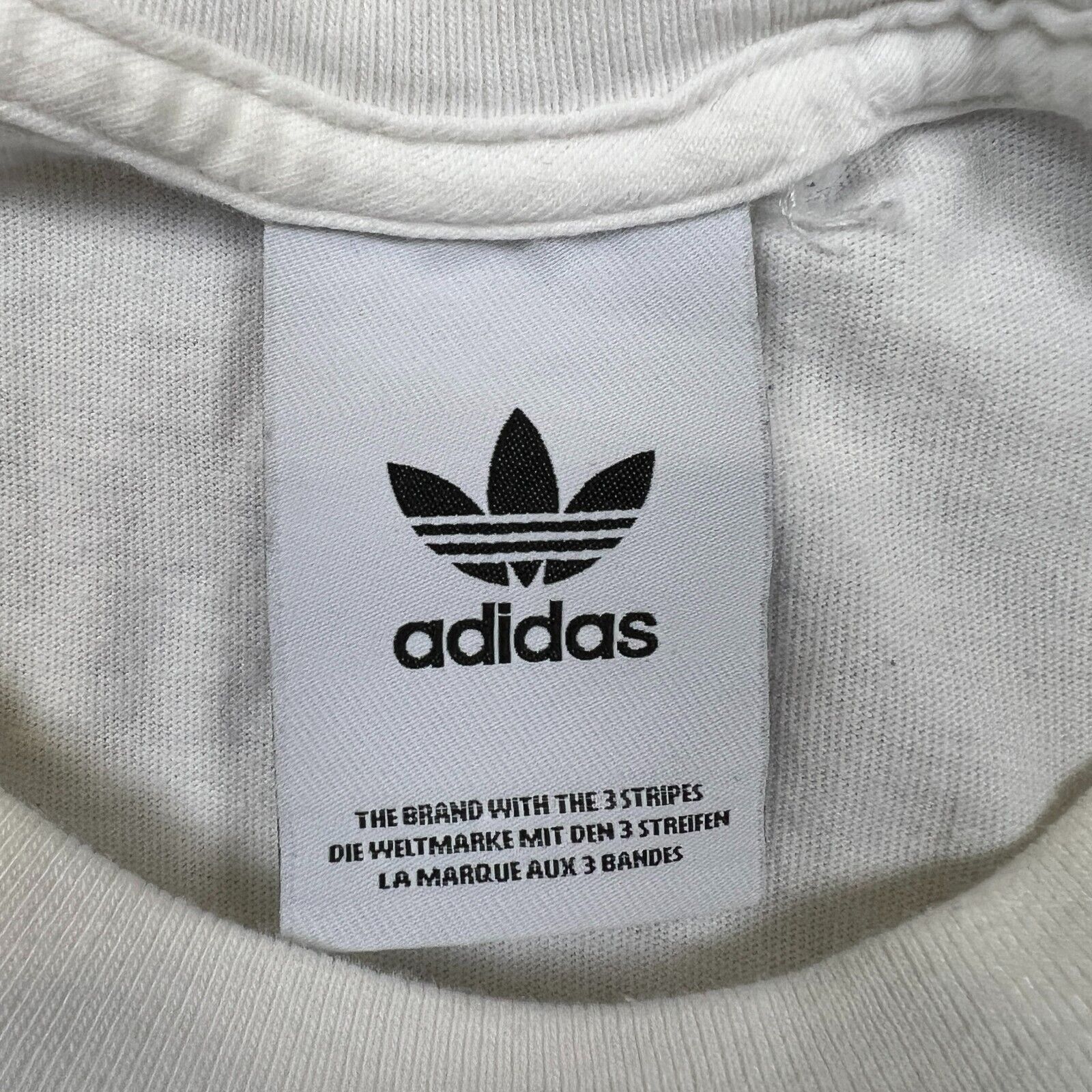 Adidas × Vintage Adidas T Shirt XL Originals Trefoil Spell Out Short Sleeve Size US XL / EU 56 / 4 - 6 Thumbnail
