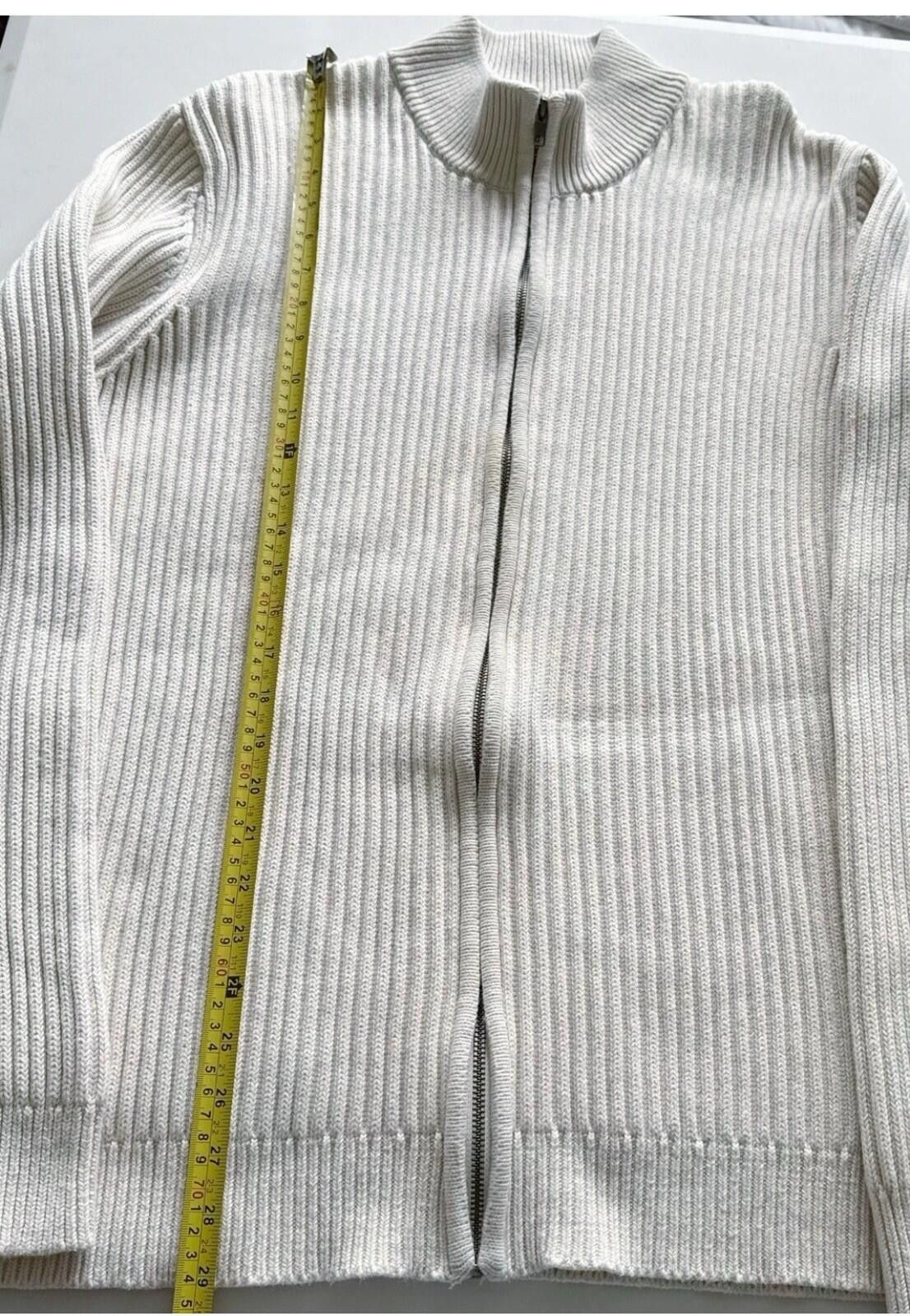 L.L. Bean 2026 L.L. Bean men’s XLT 100% cotton cream colored ribbed Size US XL / EU 56 / 4 - 5 Thumbnail