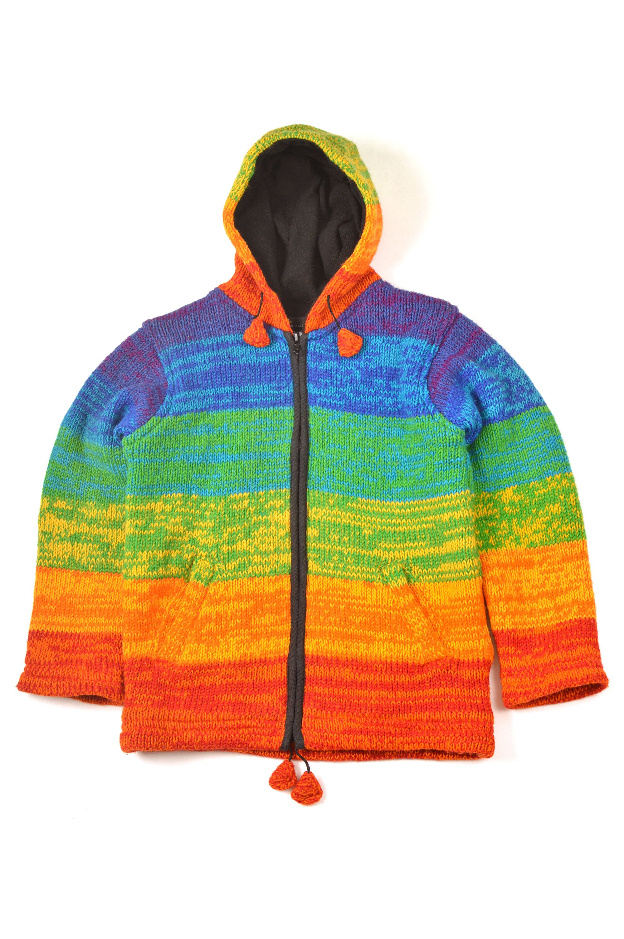 Vintage Yeti Clothing Full-Zip Wool Hoodie Sweater Size US M / EU 48-50 / 2 - 1 Thumbnail